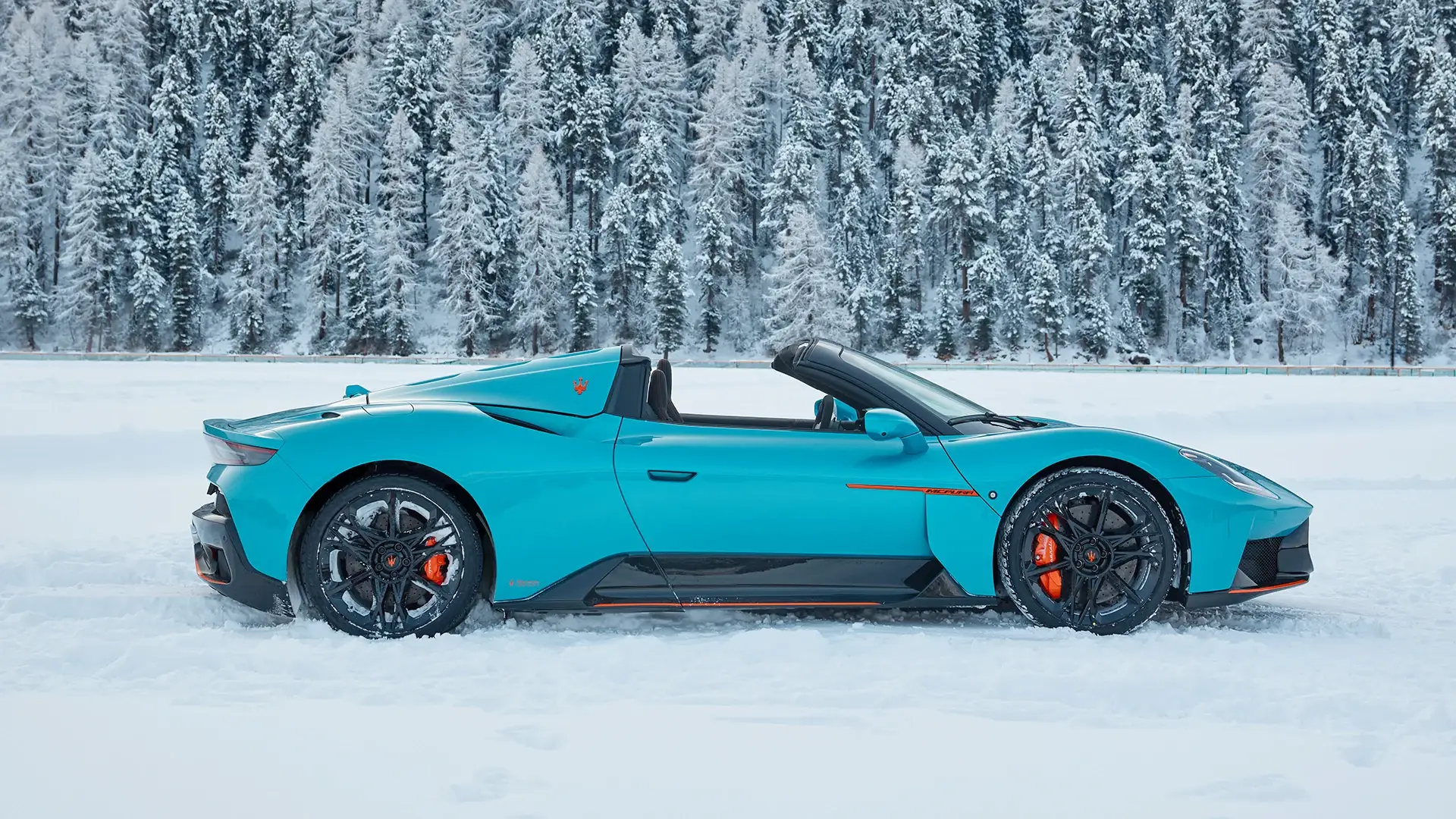 Maserati 'Freezes Fire' on a Swiss Lake With Its Latest Bespoke