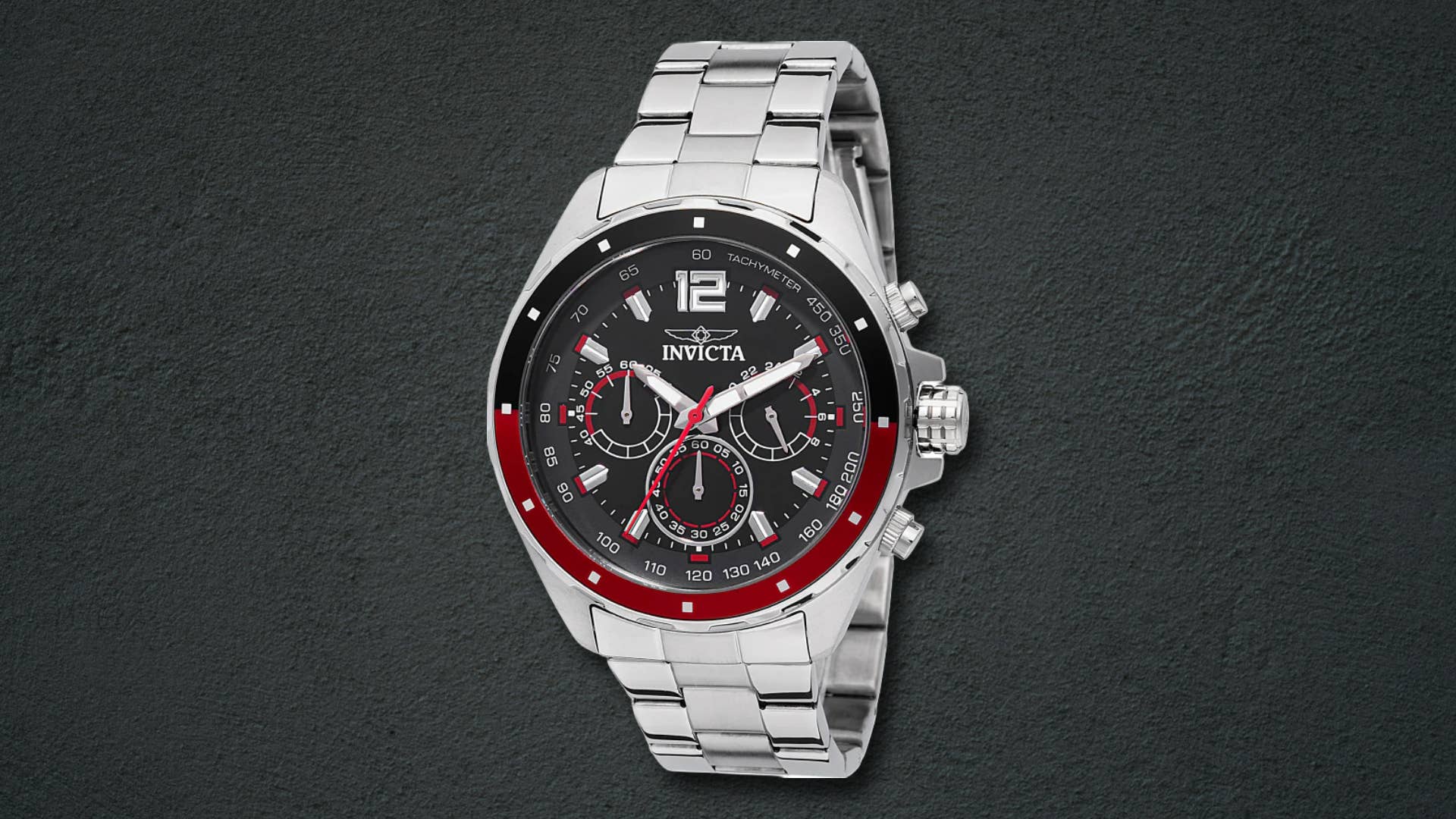 The Invicta Men's 44mm Speedway Chronograph Watch Is 86% Off