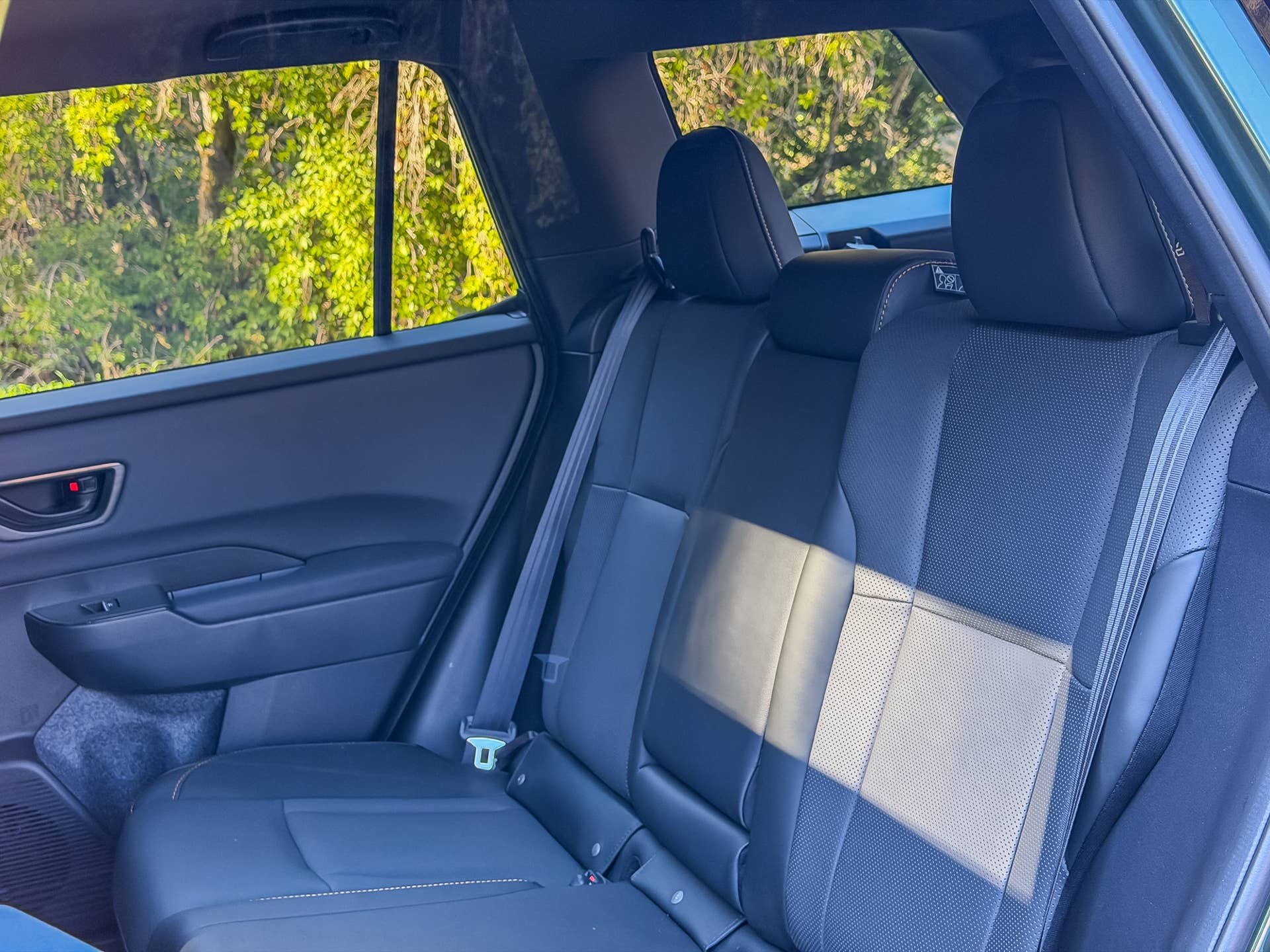 2026 Subaru Outback Wilderness gray interior rear seats
