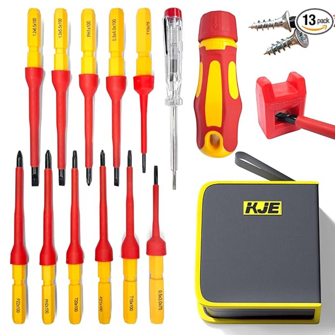 Kje 13-Piece Insulated Screwdriver Set