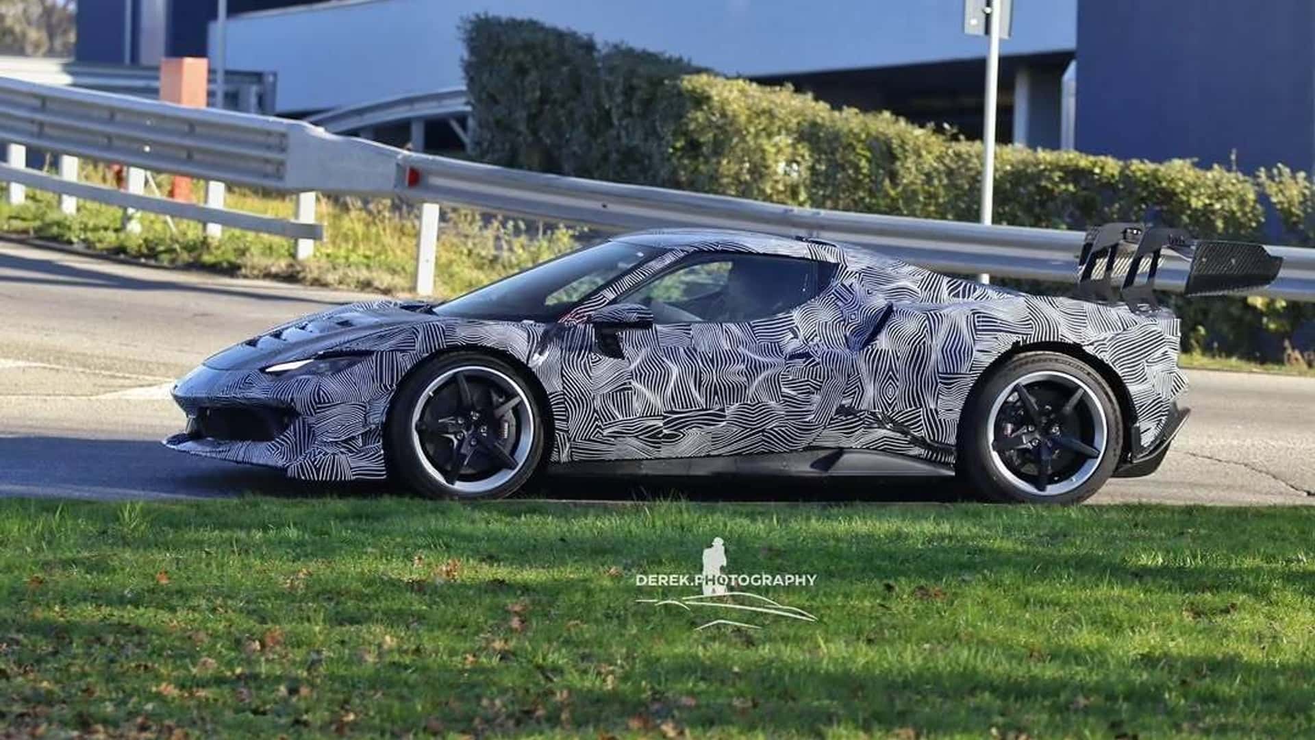 Possible Ferrari 296 Challenge Stradale