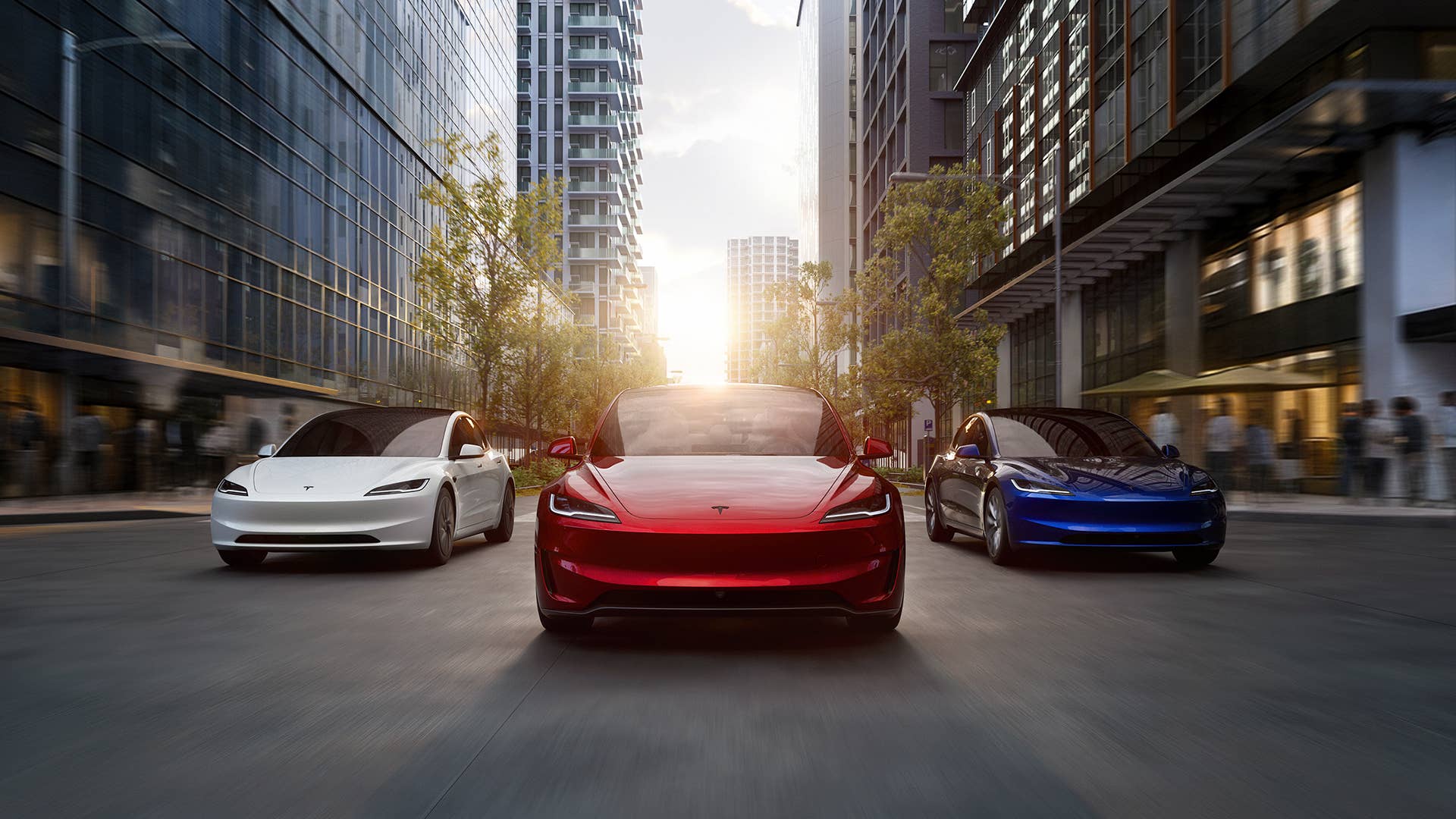 Tesla Model 3 group