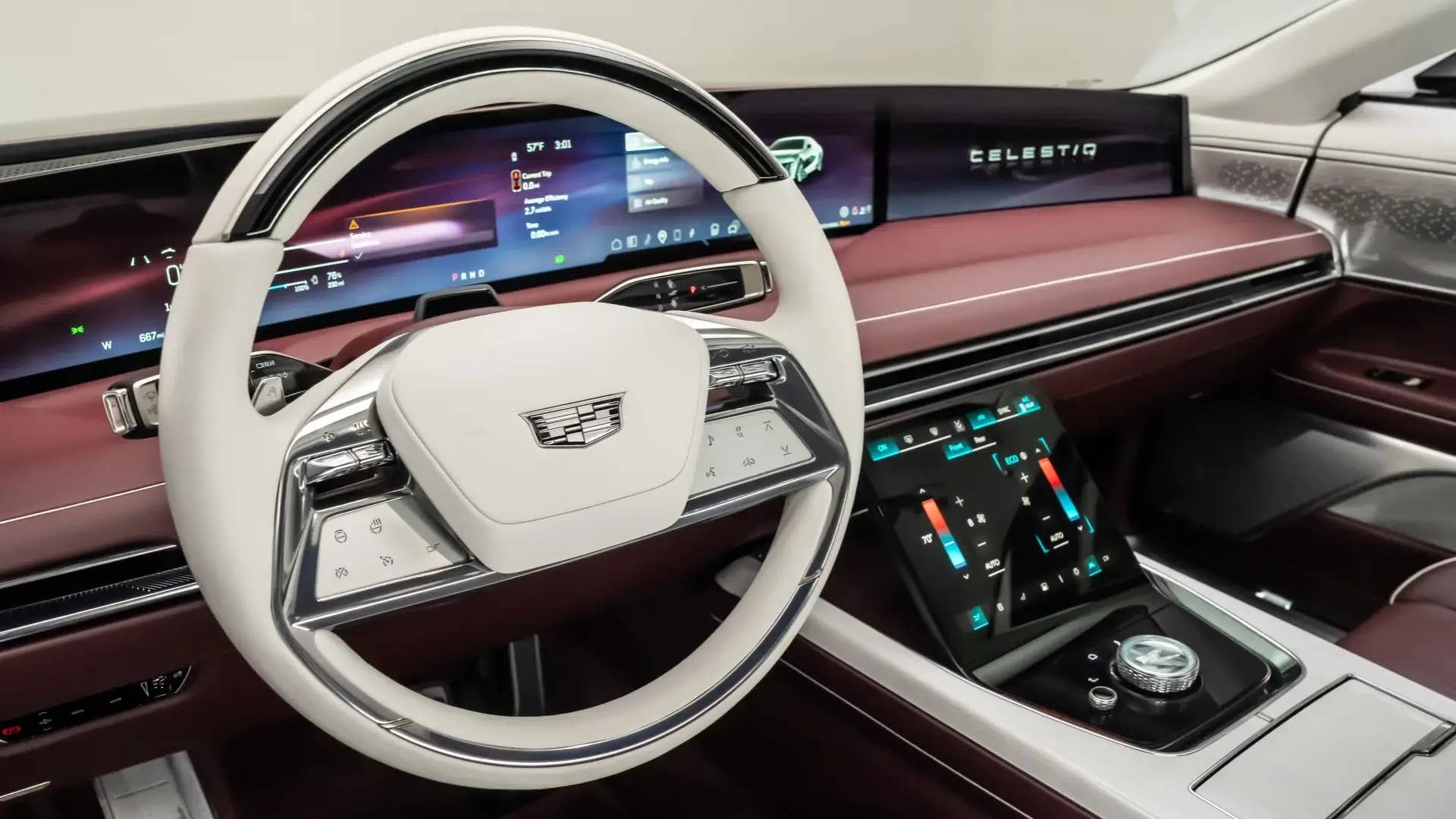 2025 Cadillac Celestiq interior front cabin