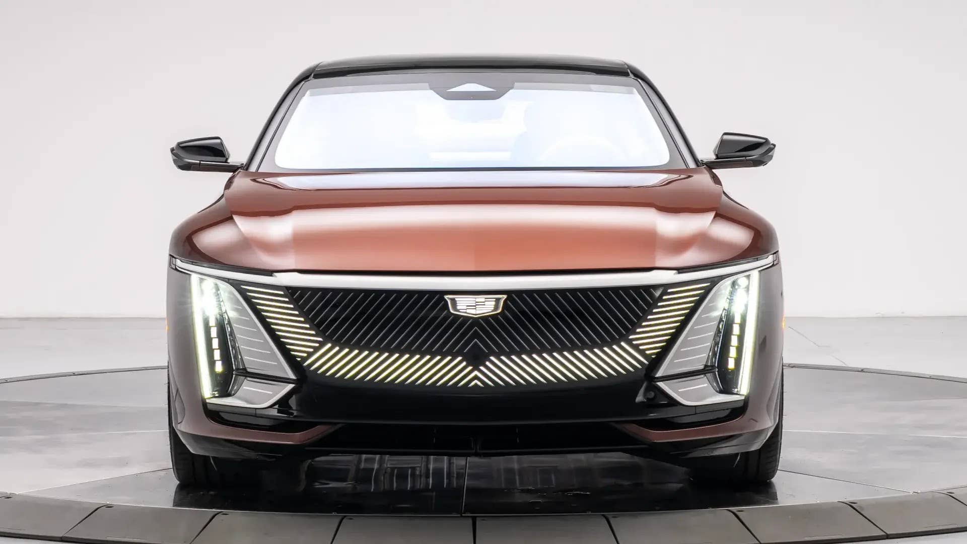 2025 Cadillac Celestiq red front view