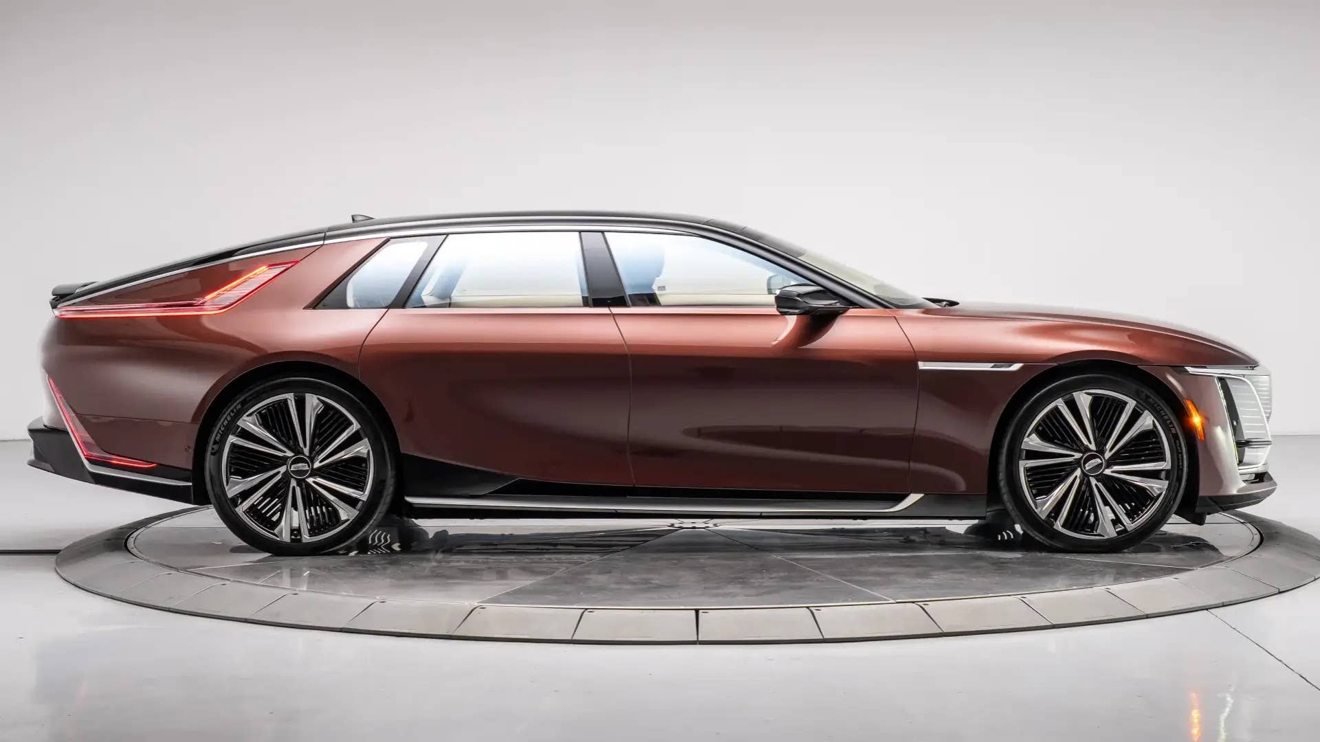 2025 Cadillac Celestiq red side view