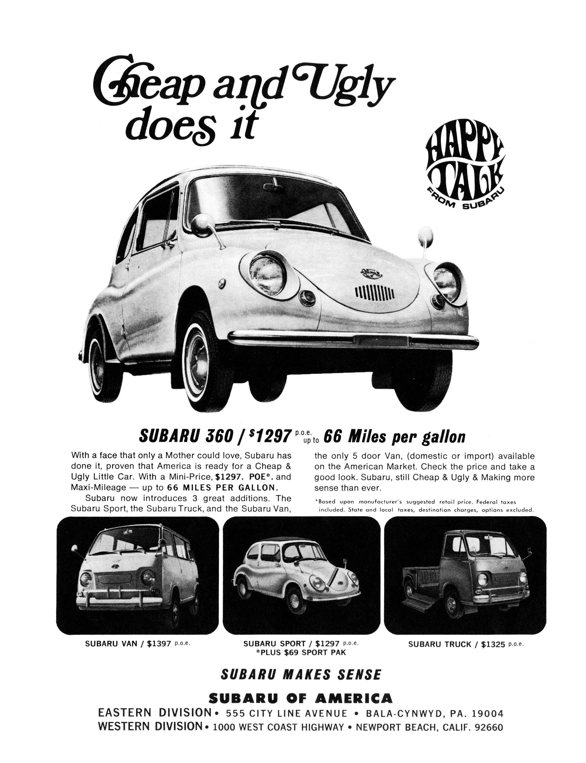 Subaru 360 ad