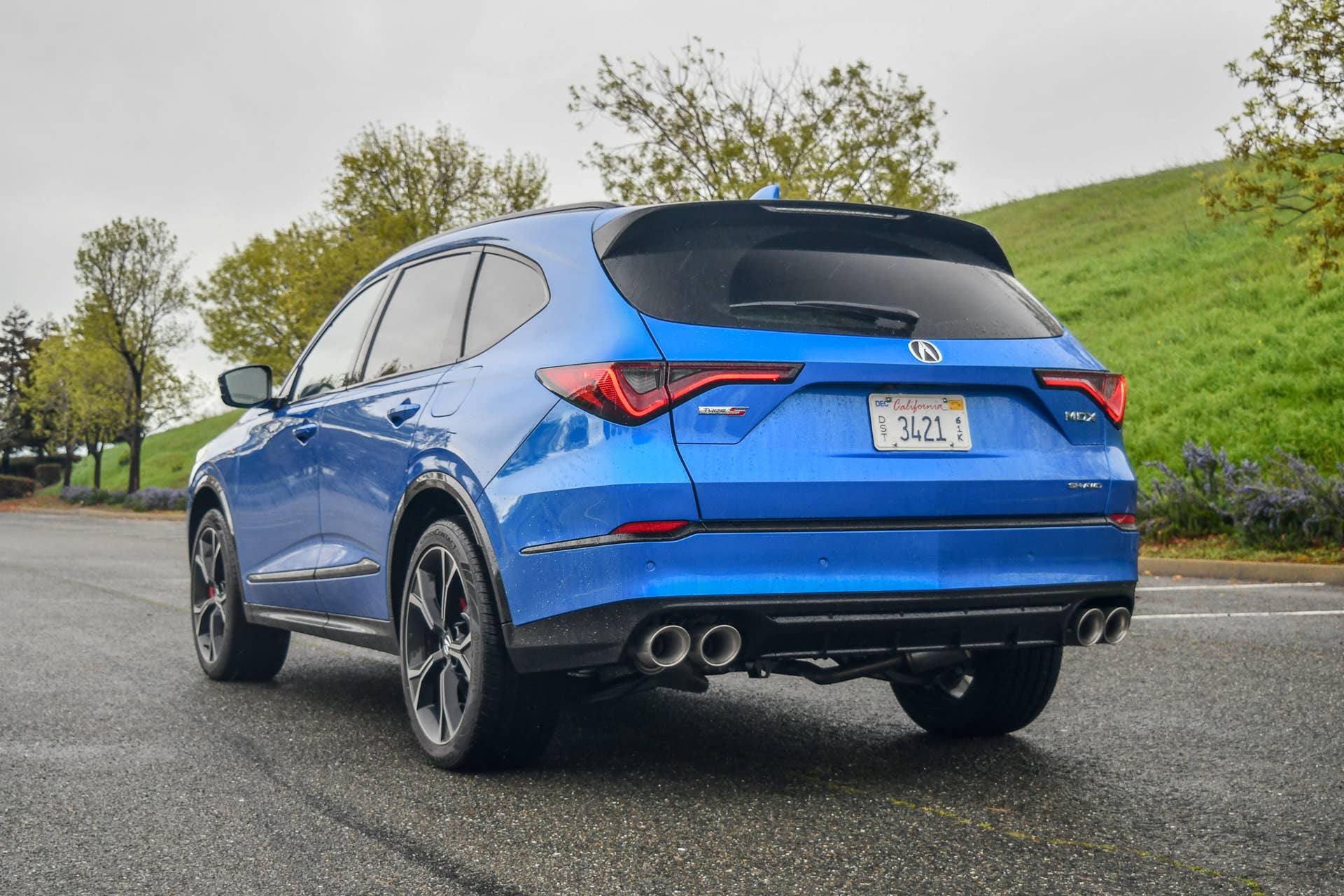 The rear end of the 2026 Acura MDX Type S