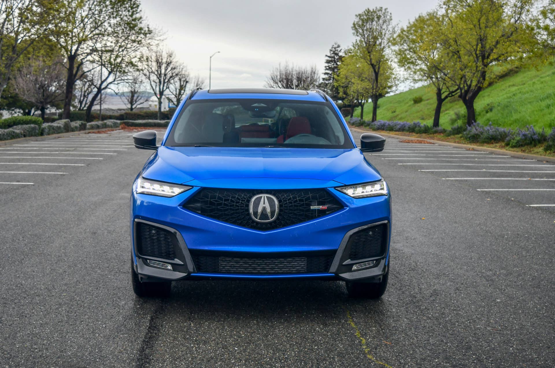 The very front end of the 2026 Acura MDX Type S