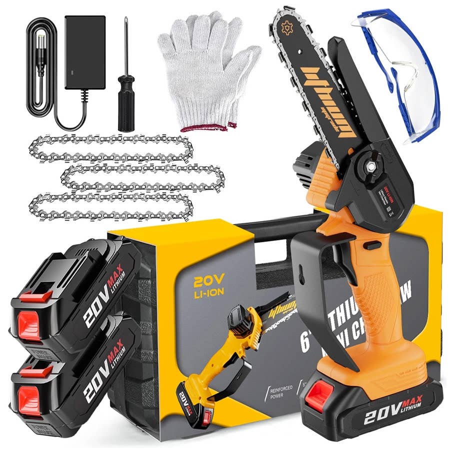 Dereal 6-Inch Mini Chainsaw
