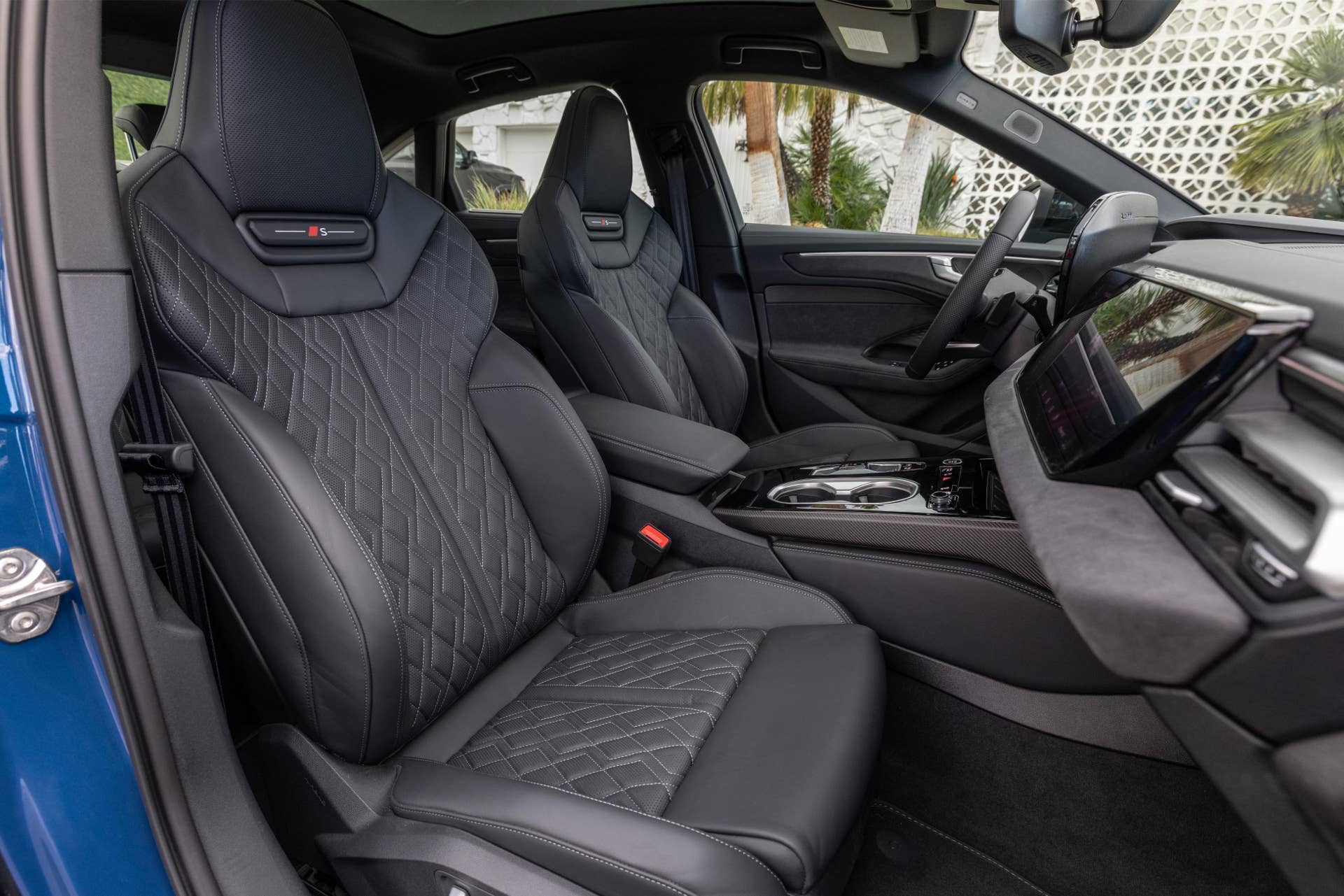 2026 Audi A6 black interior front seats