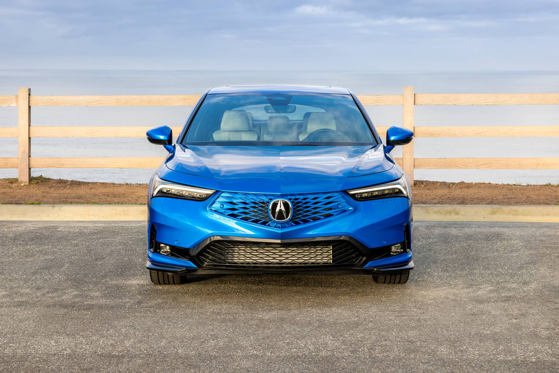 2026 Acura Integra in Double Apex Blue front view