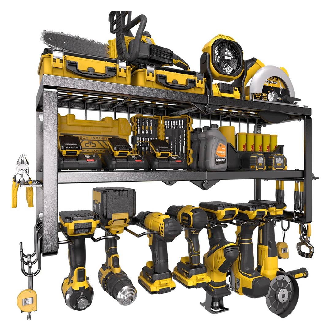Spampur Wall-Mounted Power Tool Organizer