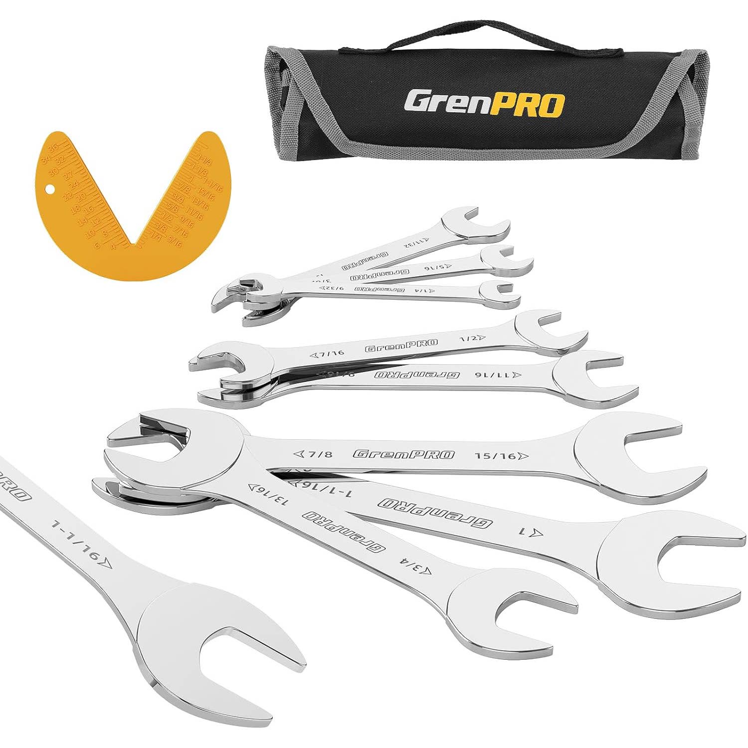 Grenpro 9-Piece Super Thin Wrench Set
