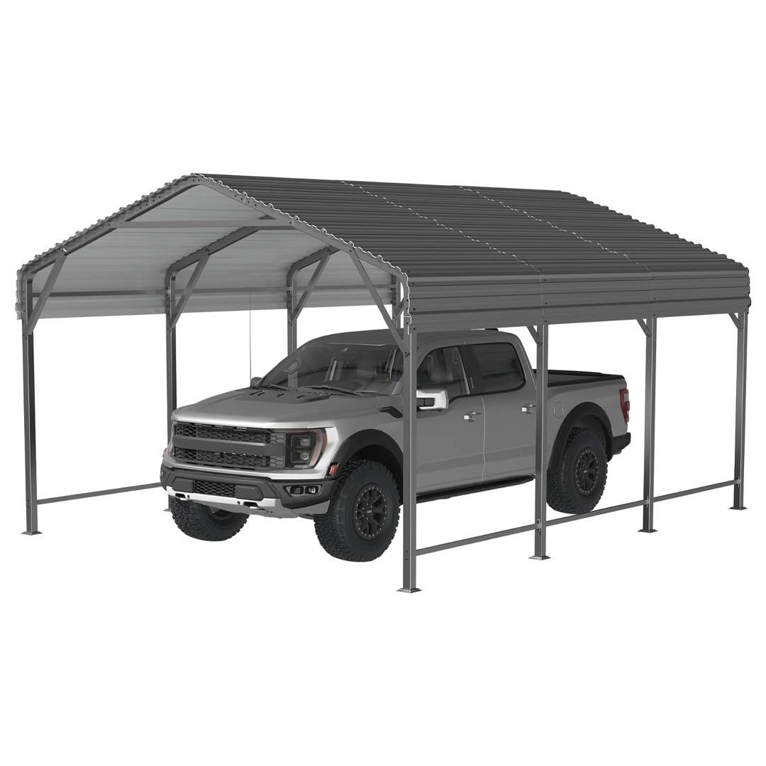 Airwire 10-Foot by 15-Foot Metal Carport