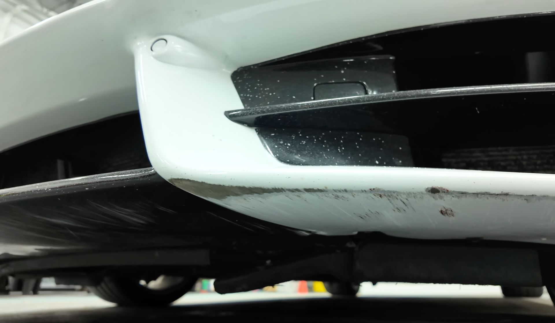 2019 Lamborghini Huracan rental front bumper damage