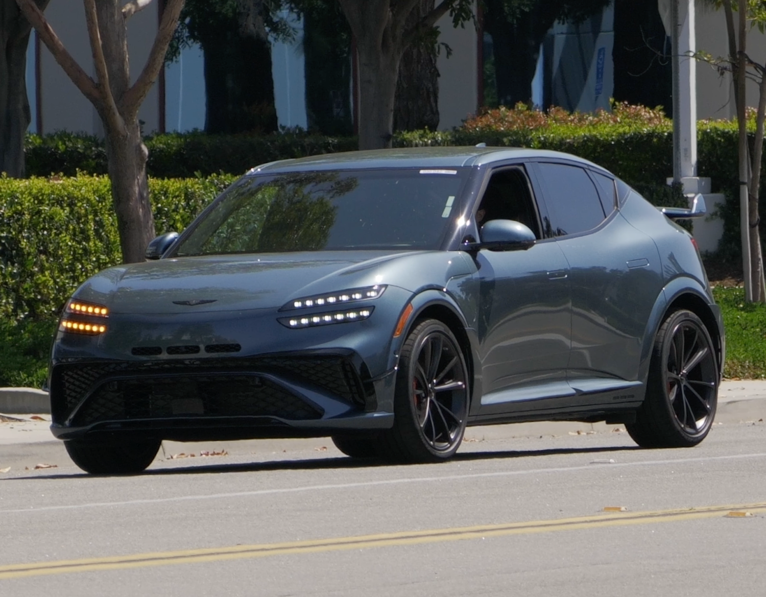 Genesis GV60 Magma Brings the Fire to New York - Autoblog