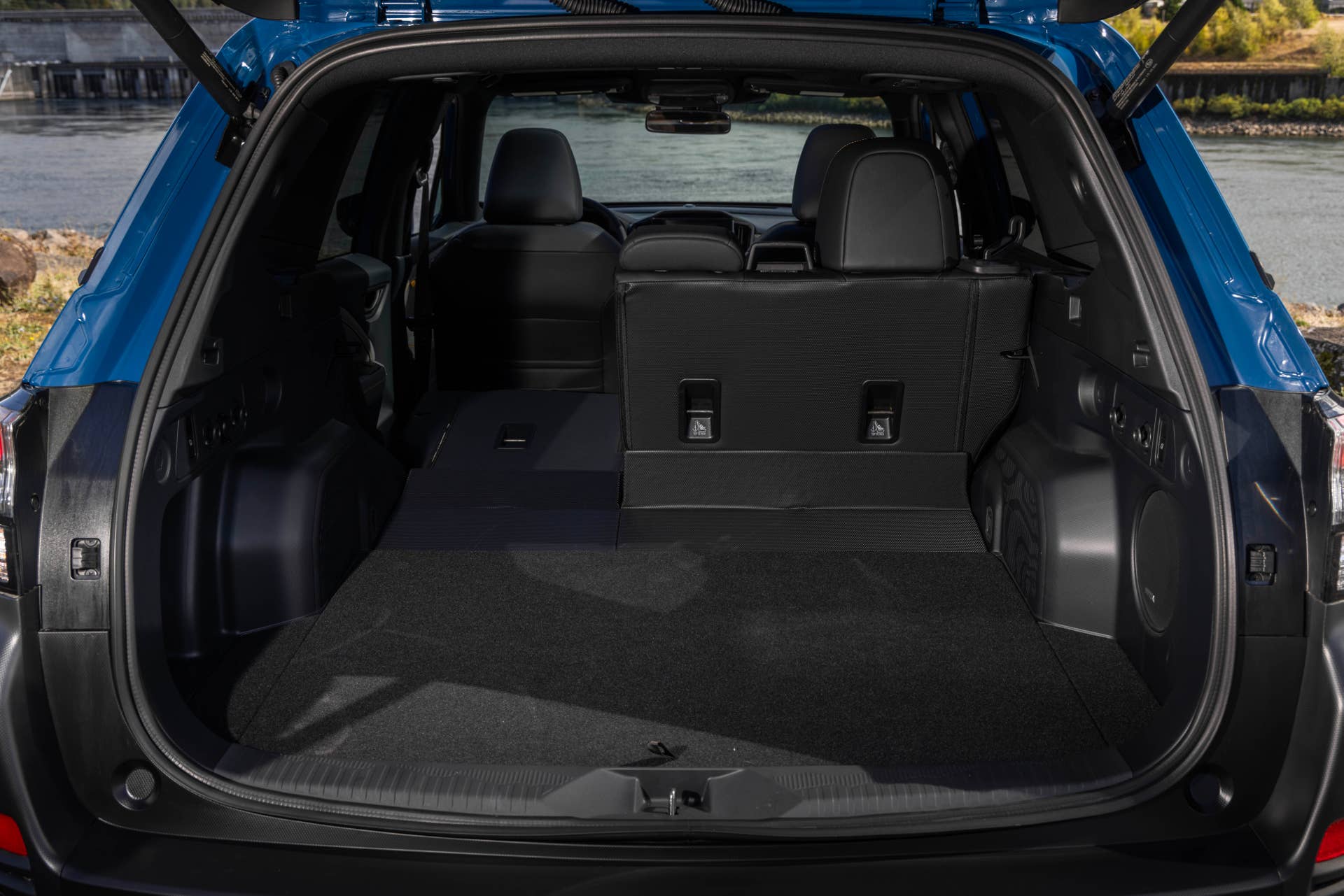 2026 Subaru Forester Wilderness trunk seats partially folded