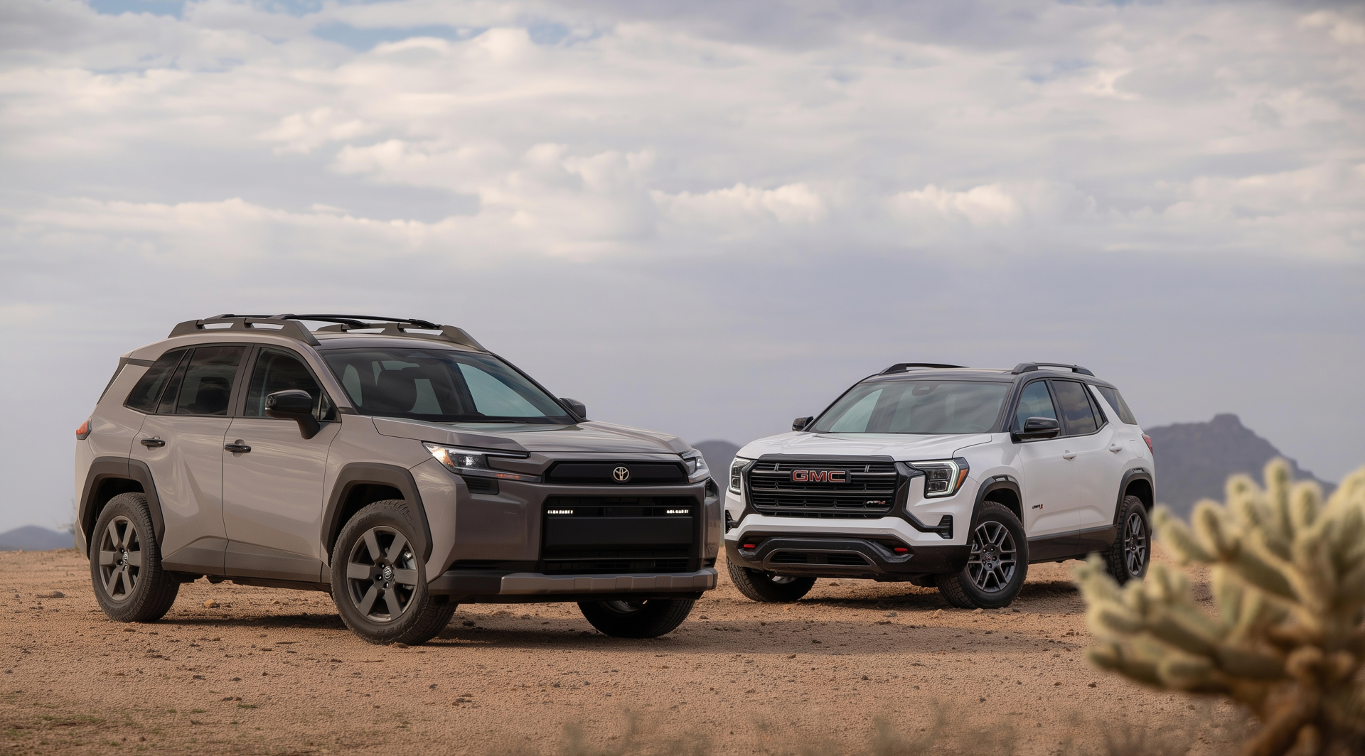 2026 Toyota RAV4 Woodland vs 2026 GMC Terrain AT4