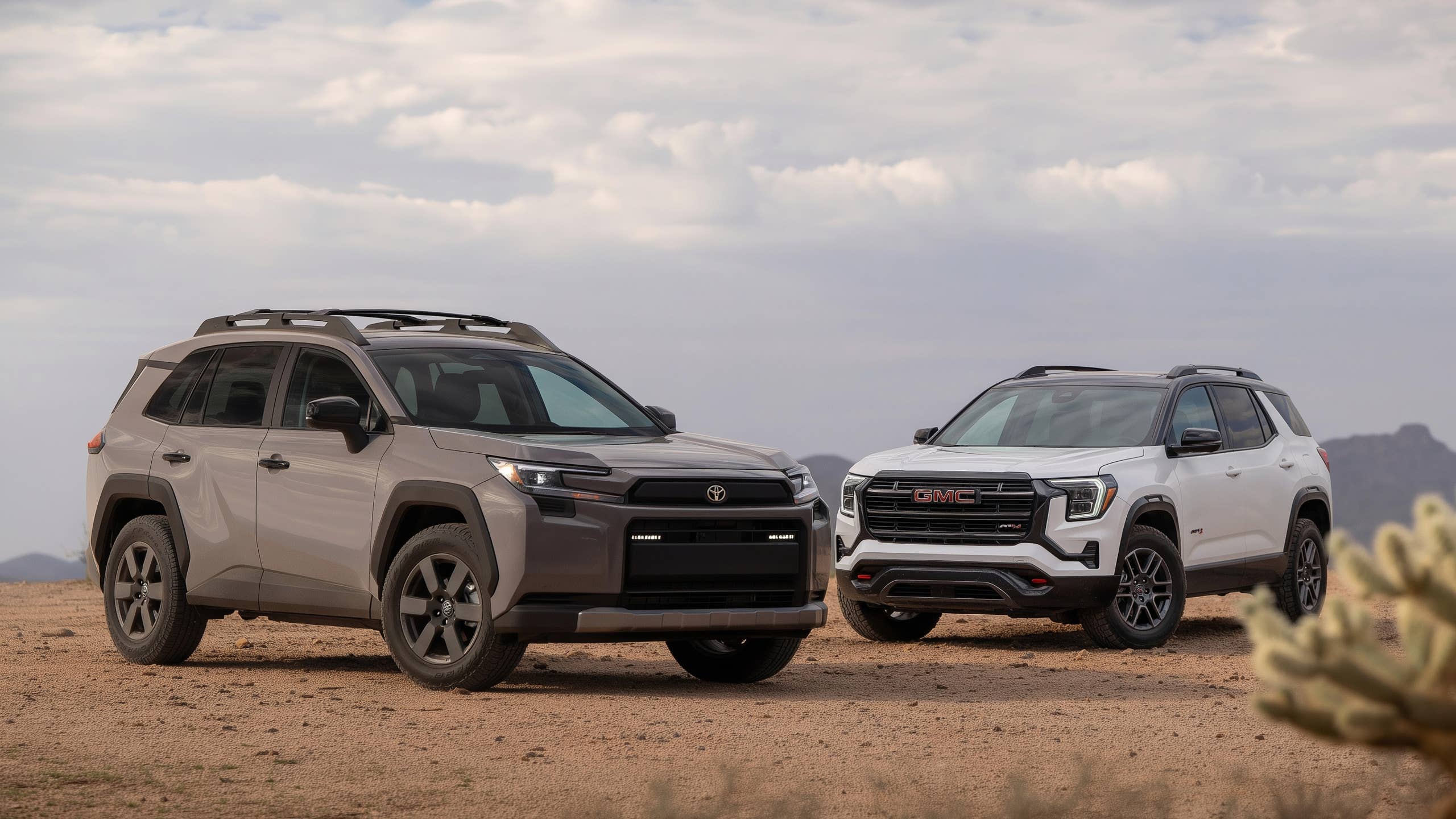 2026 Toyota RAV4 Woodland vs 2026 GMC Terrain AT4