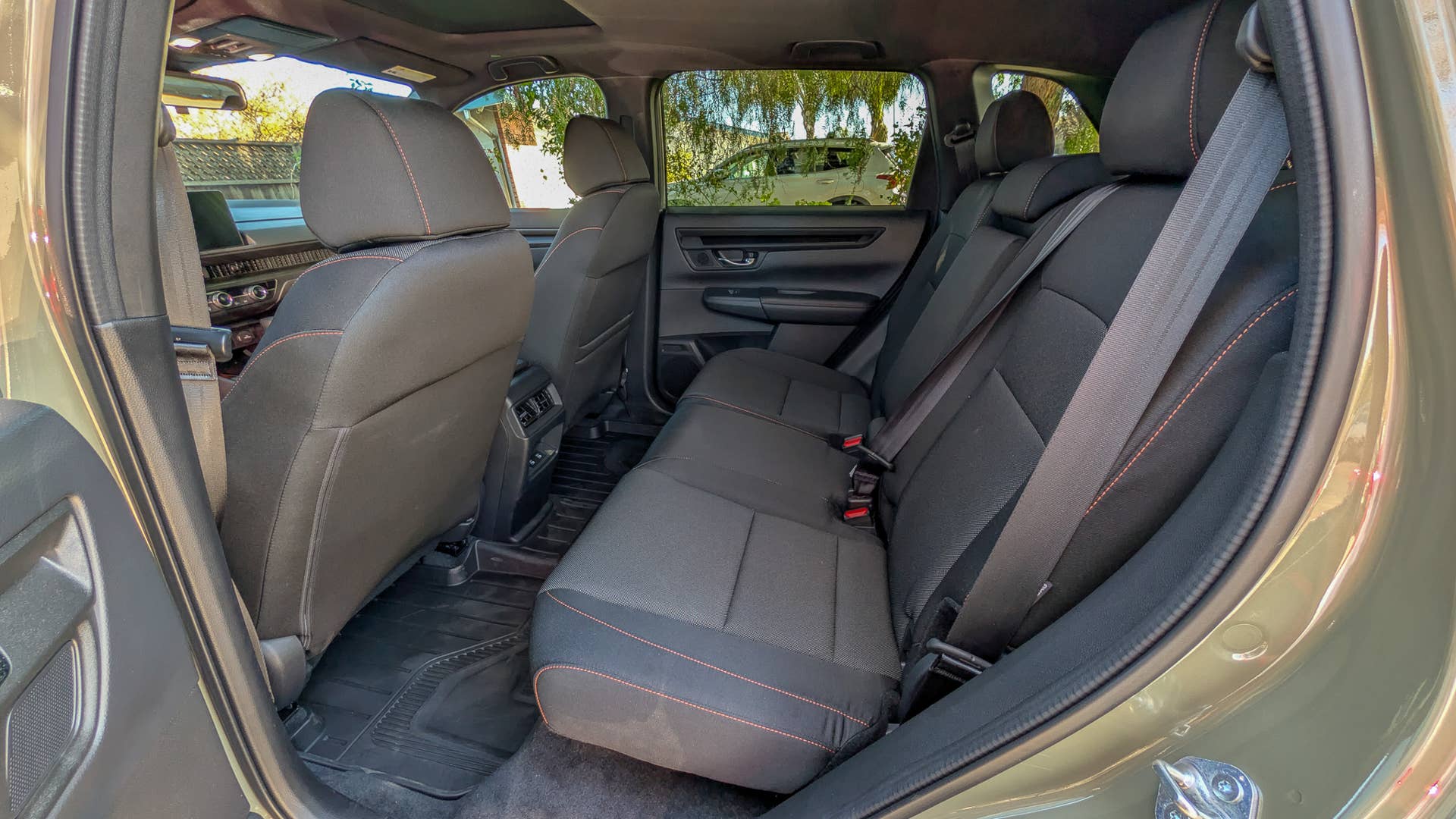The rear seats of the 2026 Honda CR-V TrailSport