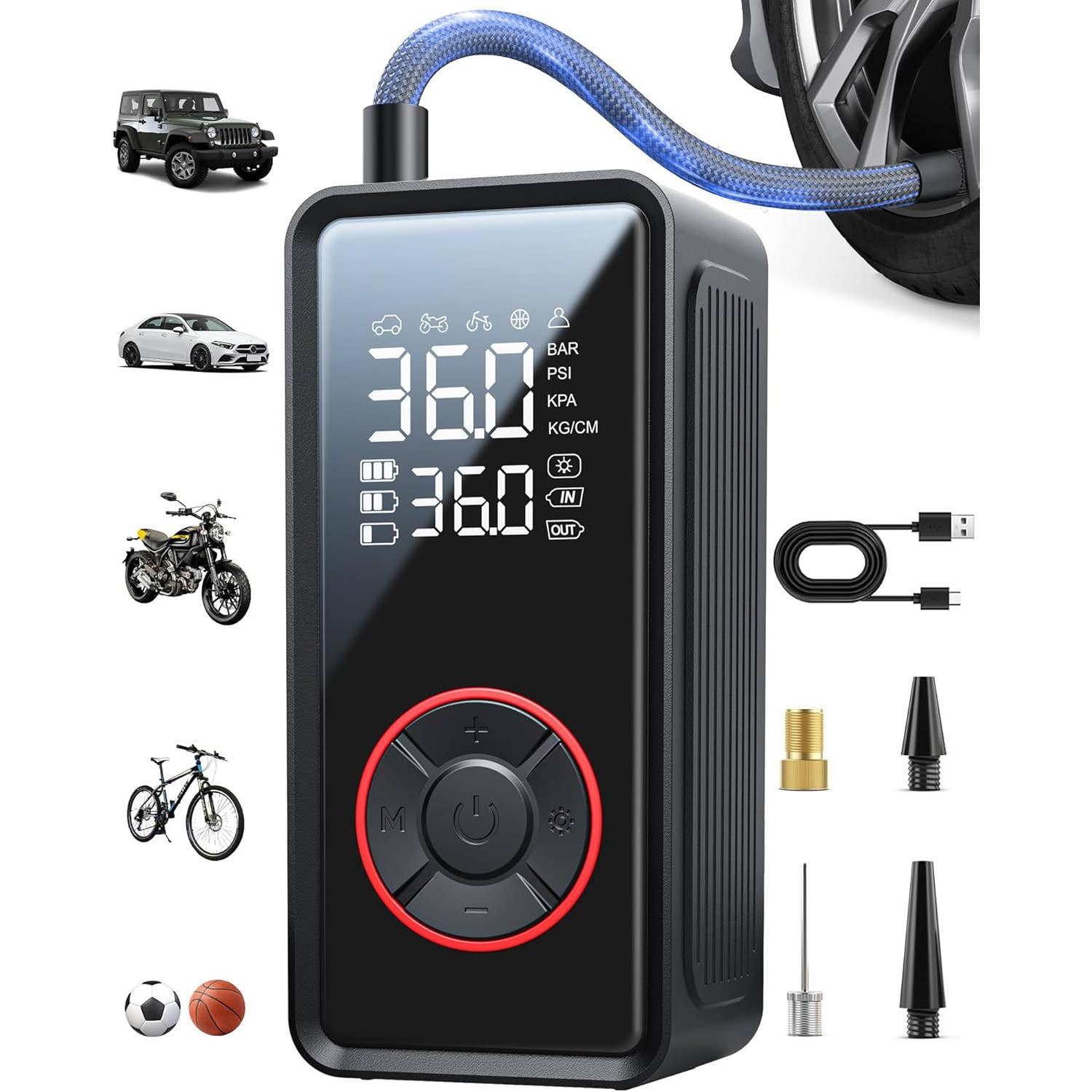  Powools Tire Inflator