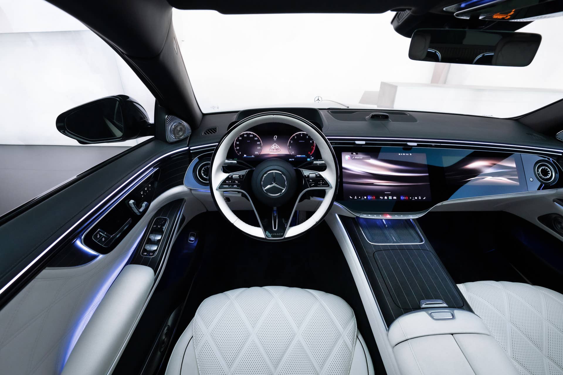 2027 Mercedes-Maybach S-Class interior front cabin