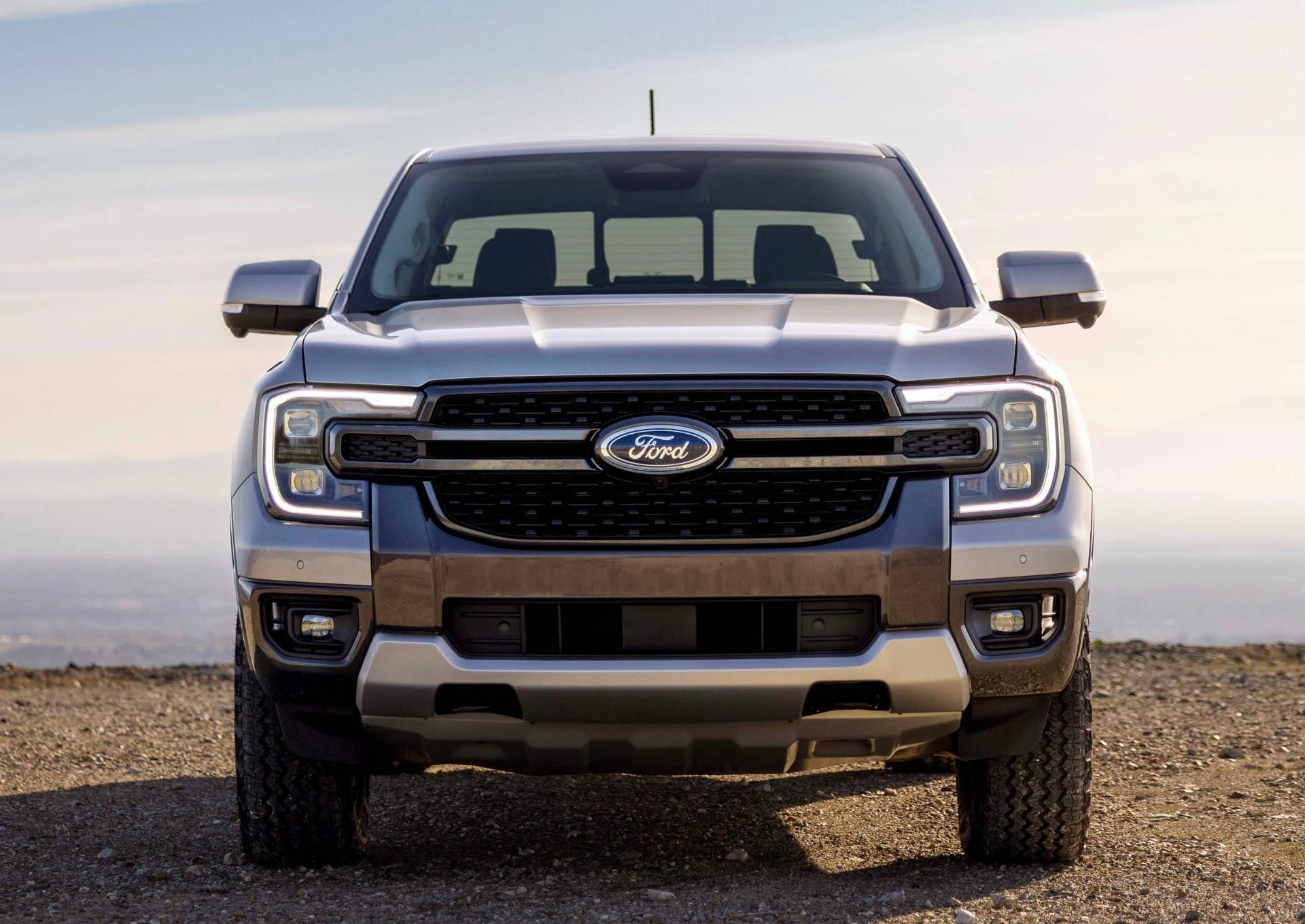 2026 Ford Ranger in blue front view