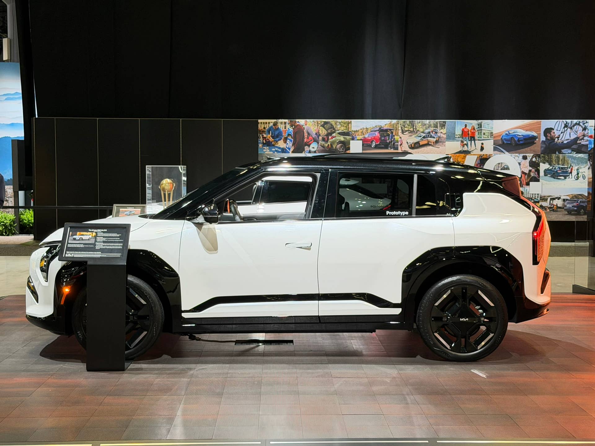 2027 Kia EV3 white side view