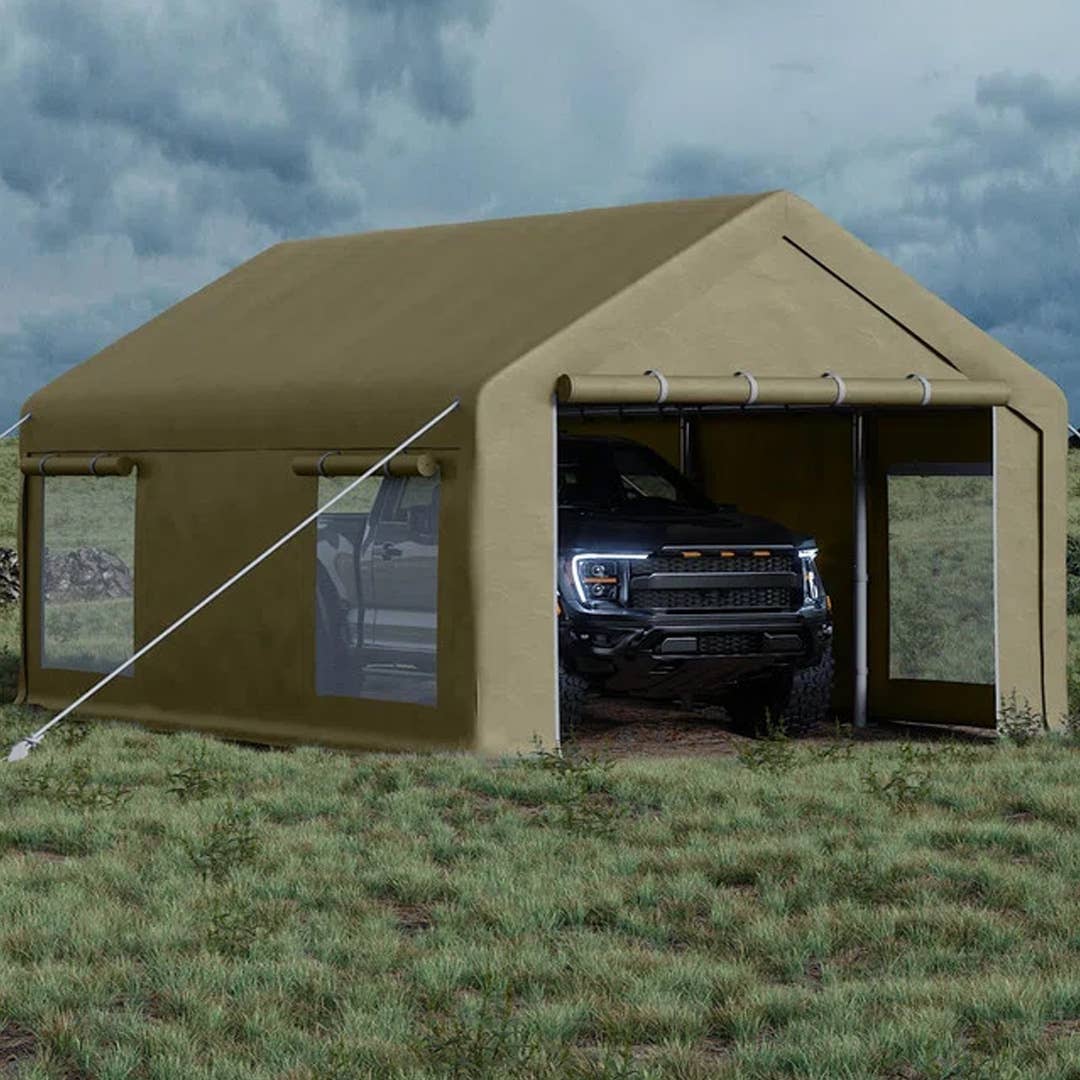 LumiParty 10-Foot by 20-Foot Portable Carport