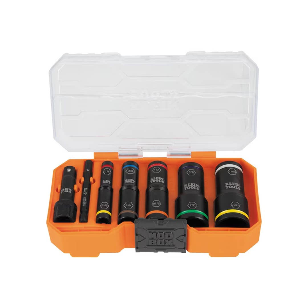 Klein Tools 8-Piece Knect Impact Socket Set&comma; &dollar;30 &lpar;was &dollar;50&rpar; at Lowe&CloseCurlyQuote;s