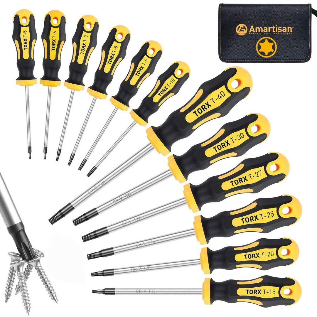 Amartisan 12-Piece Torx Screwdriver Set, $15 (was $23) at Amazon