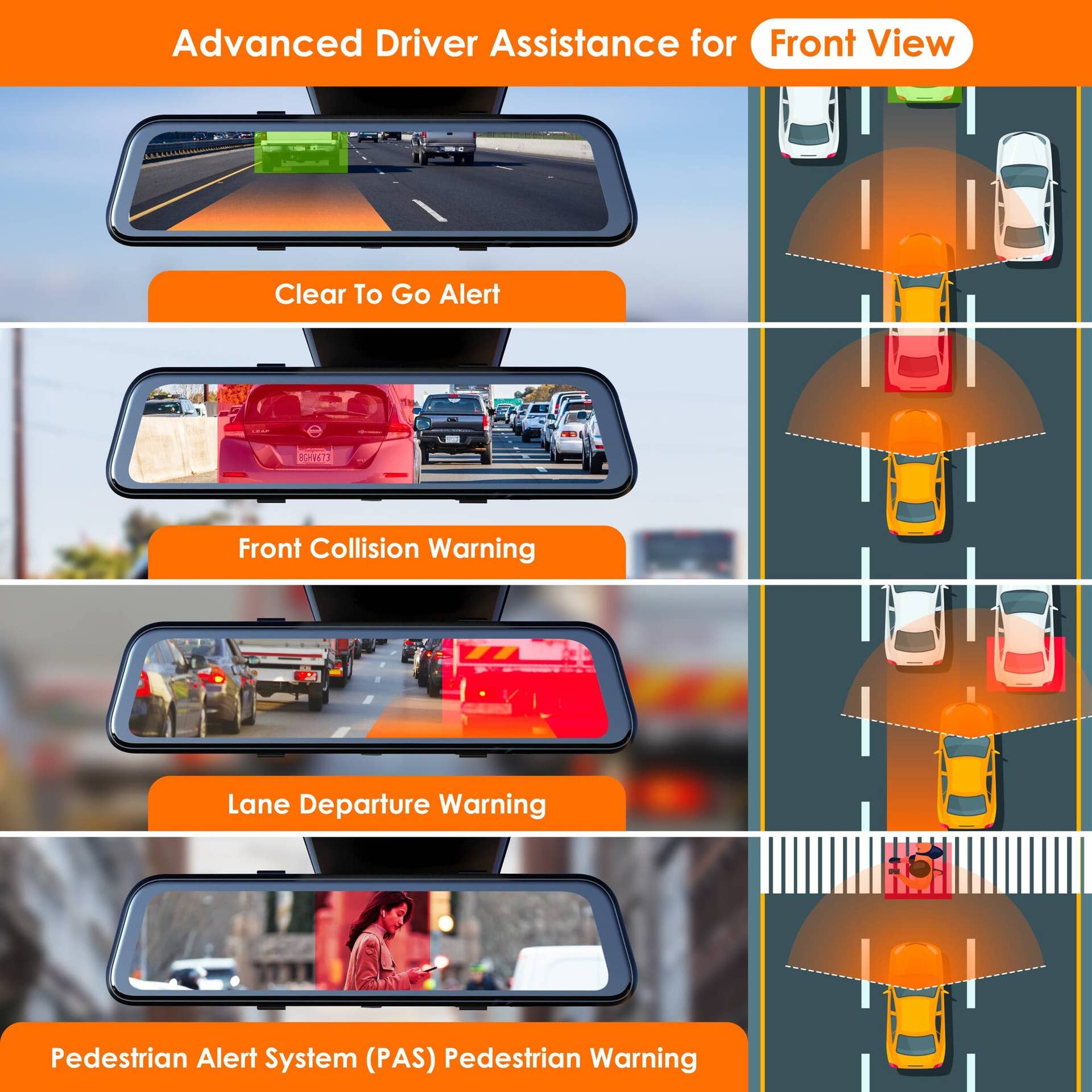This $199 Gadget Turns Your Rearview Mirror Into a Dash Cam and Backup ...