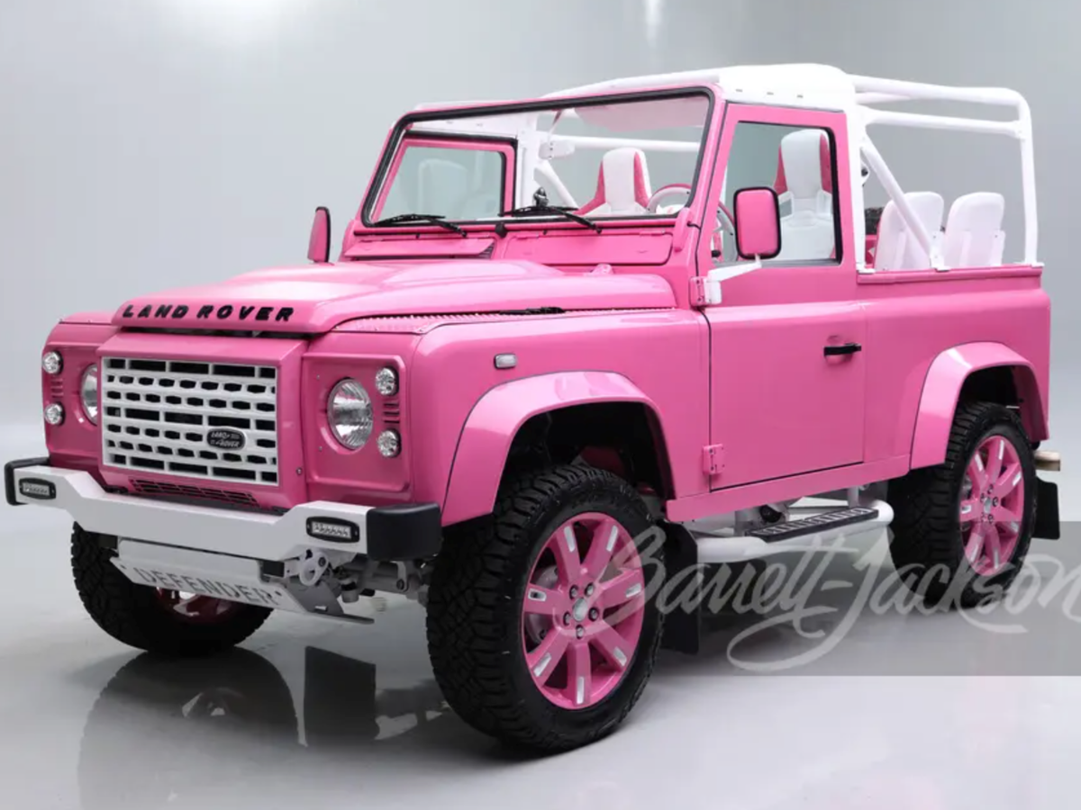 Hot Pink 1999 Land Rover Defender
