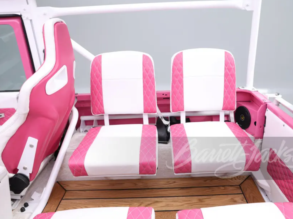 Hot Pink 1999 Land Rover Defender