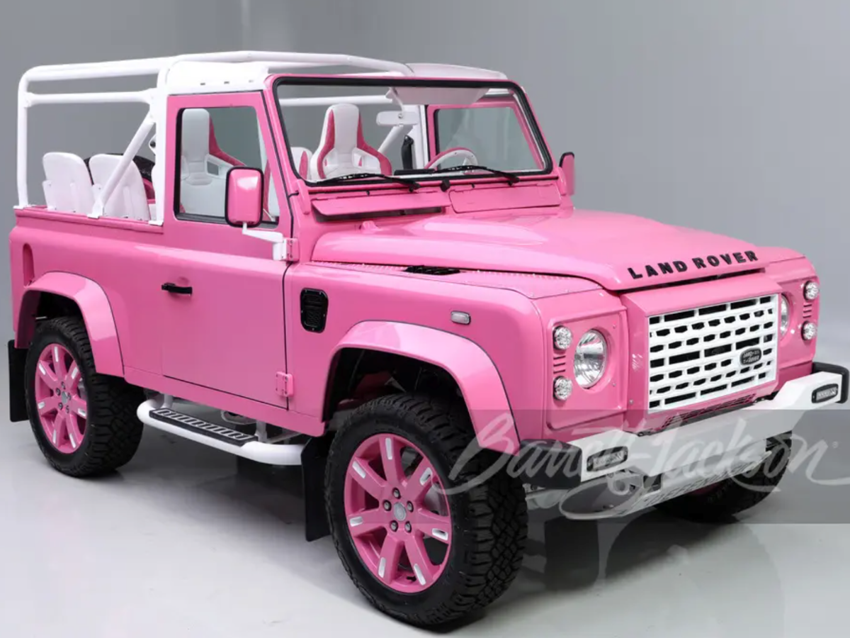 Hot Pink 1999 Land Rover Defender