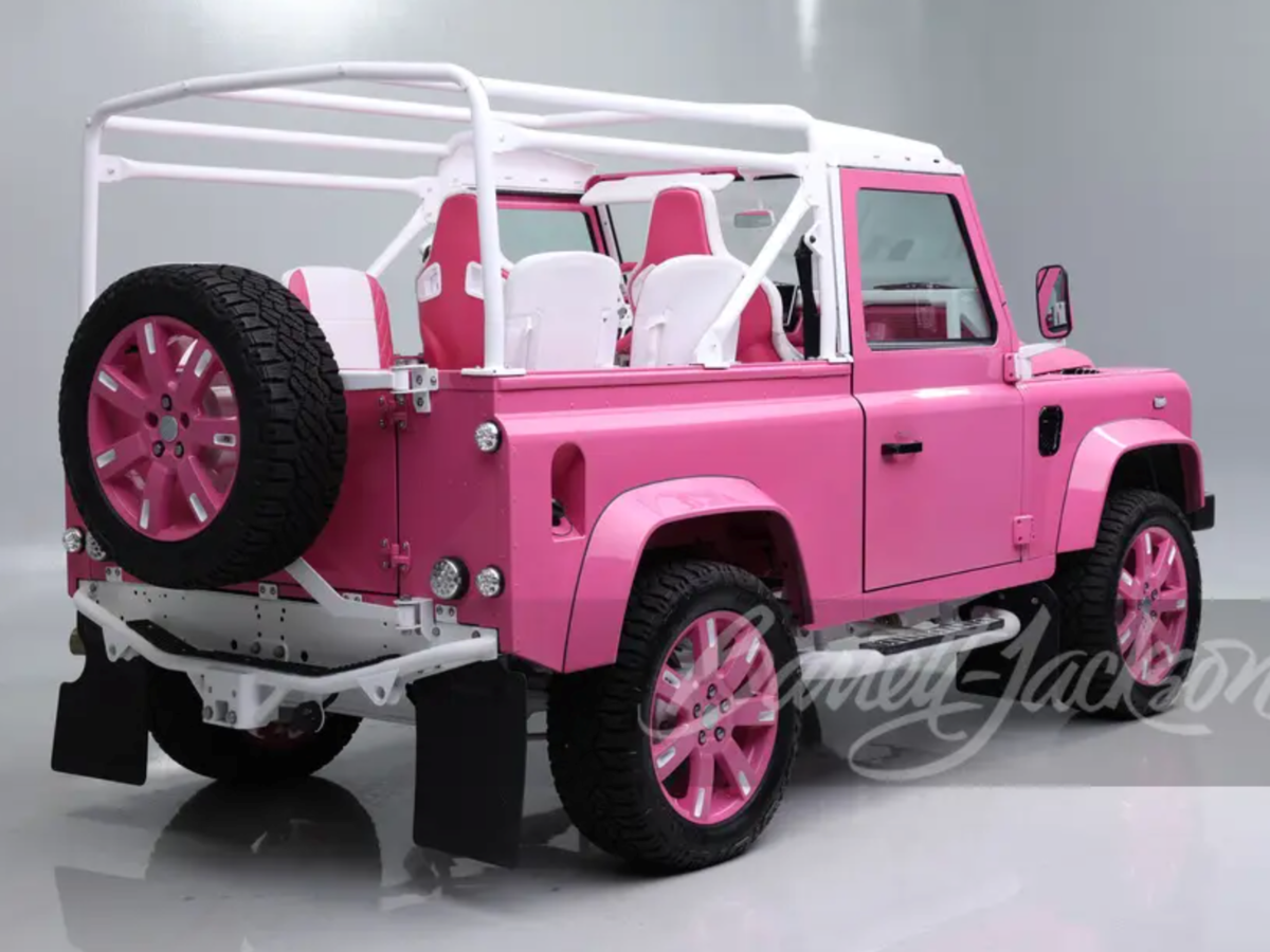 Hot Pink 1999 Land Rover Defender