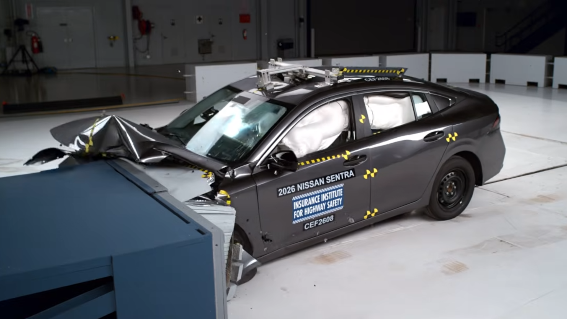 2026 Nissan Sentra IIHS crash