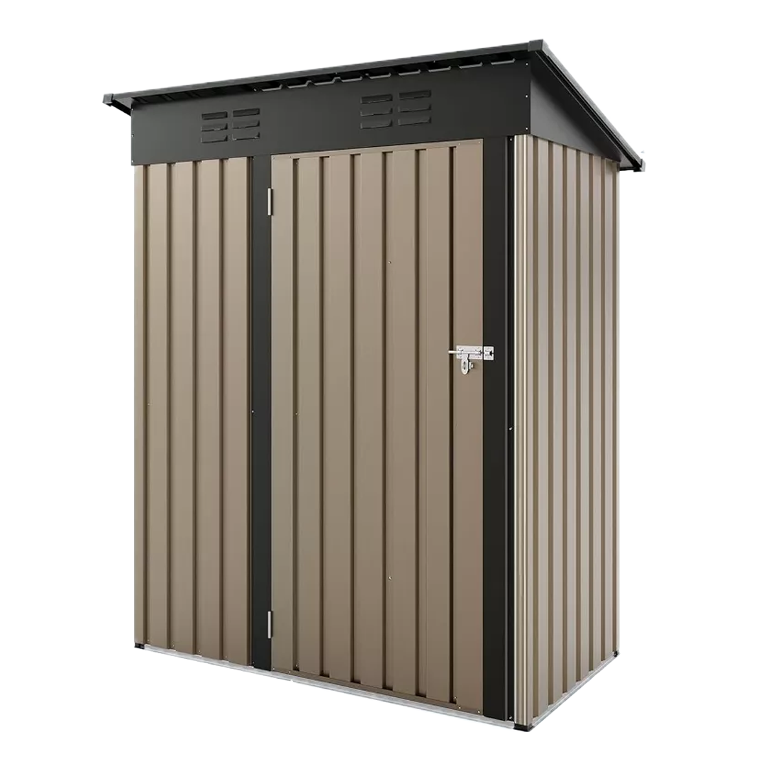 The CuisinSmart 5-Foot by 3-Foot Outdoor Storage Shed, pictured here, is now on sale at Target.