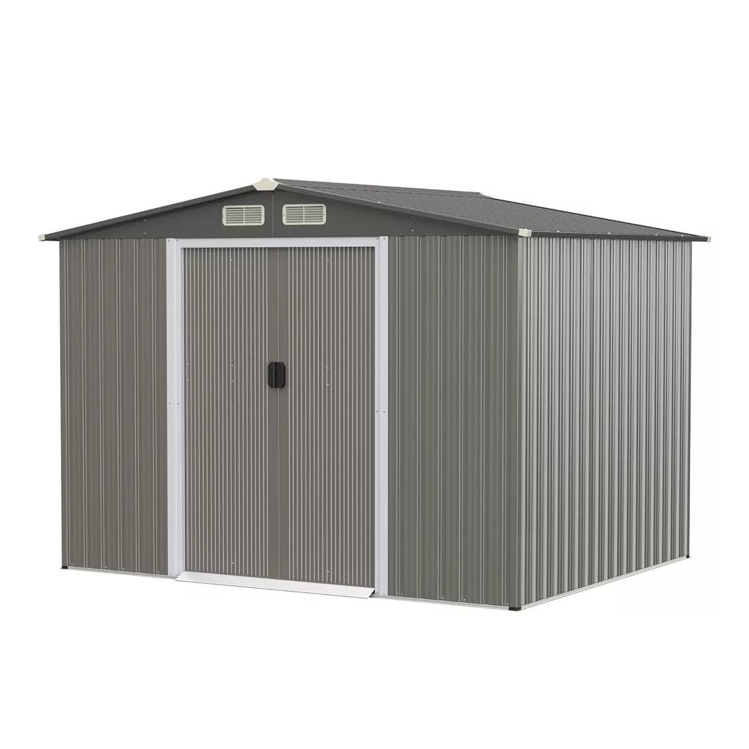 The Costway 8-Foot by 6-Foot Outdoor Storage Shed, pictured here, is now on sale at Target.