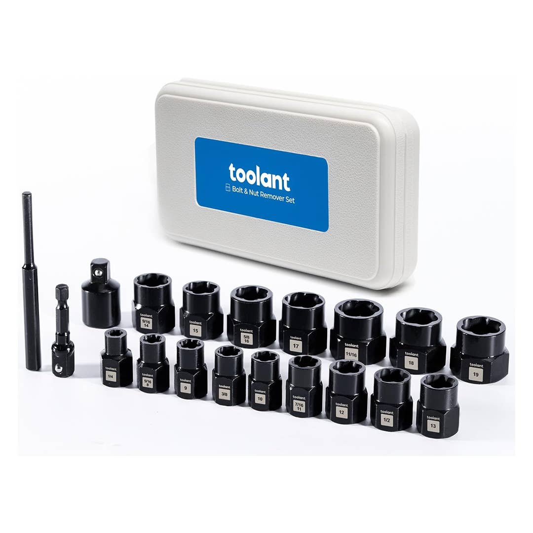 Toolant 19-Piece Bolt Extractor Kit&comma; &dollar;20 &lpar;was &dollar;33&rpar; at Amazon