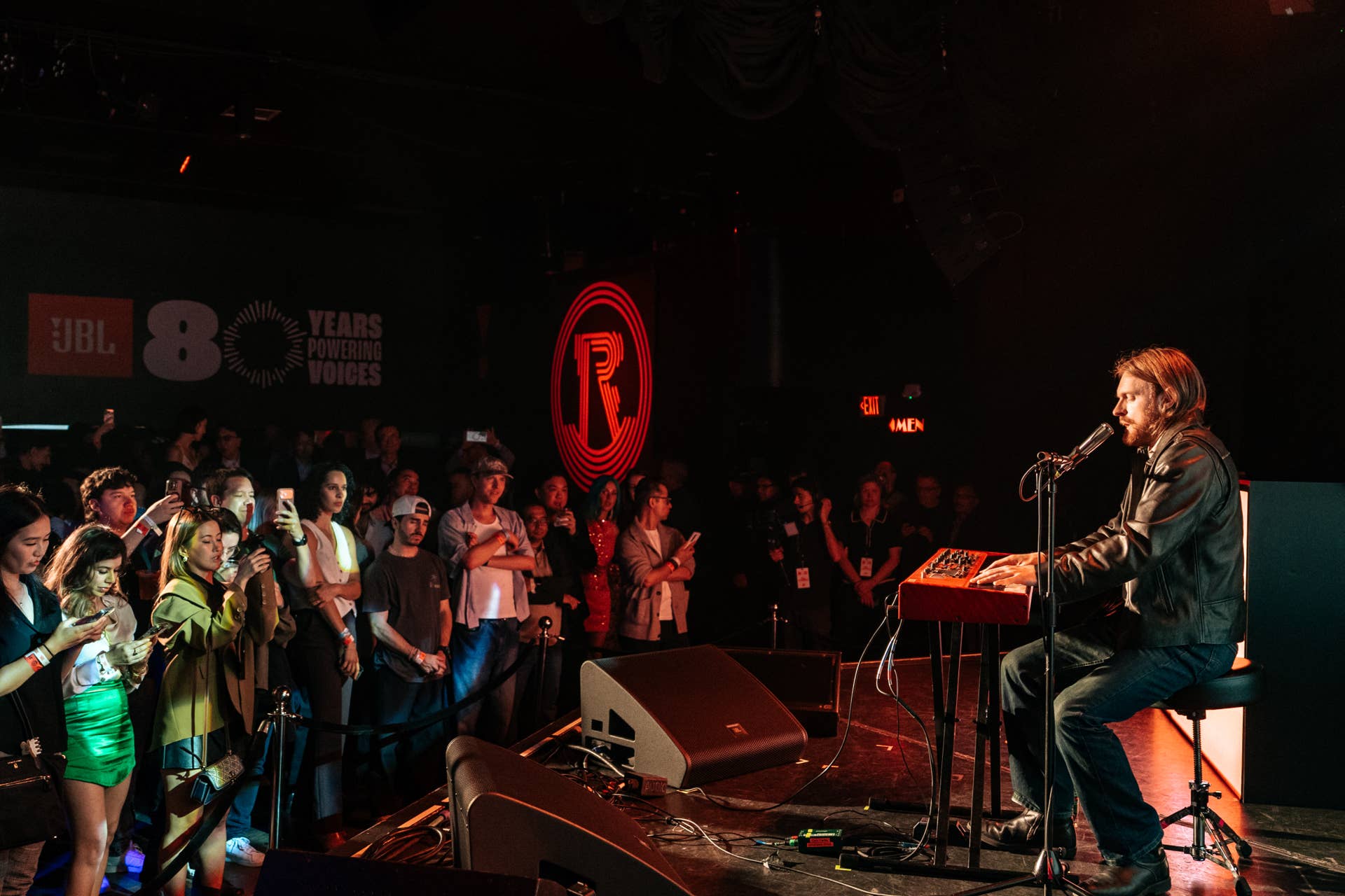 FINNEAS performing at JBL's 80th Anniversary celebration in Los Angeles