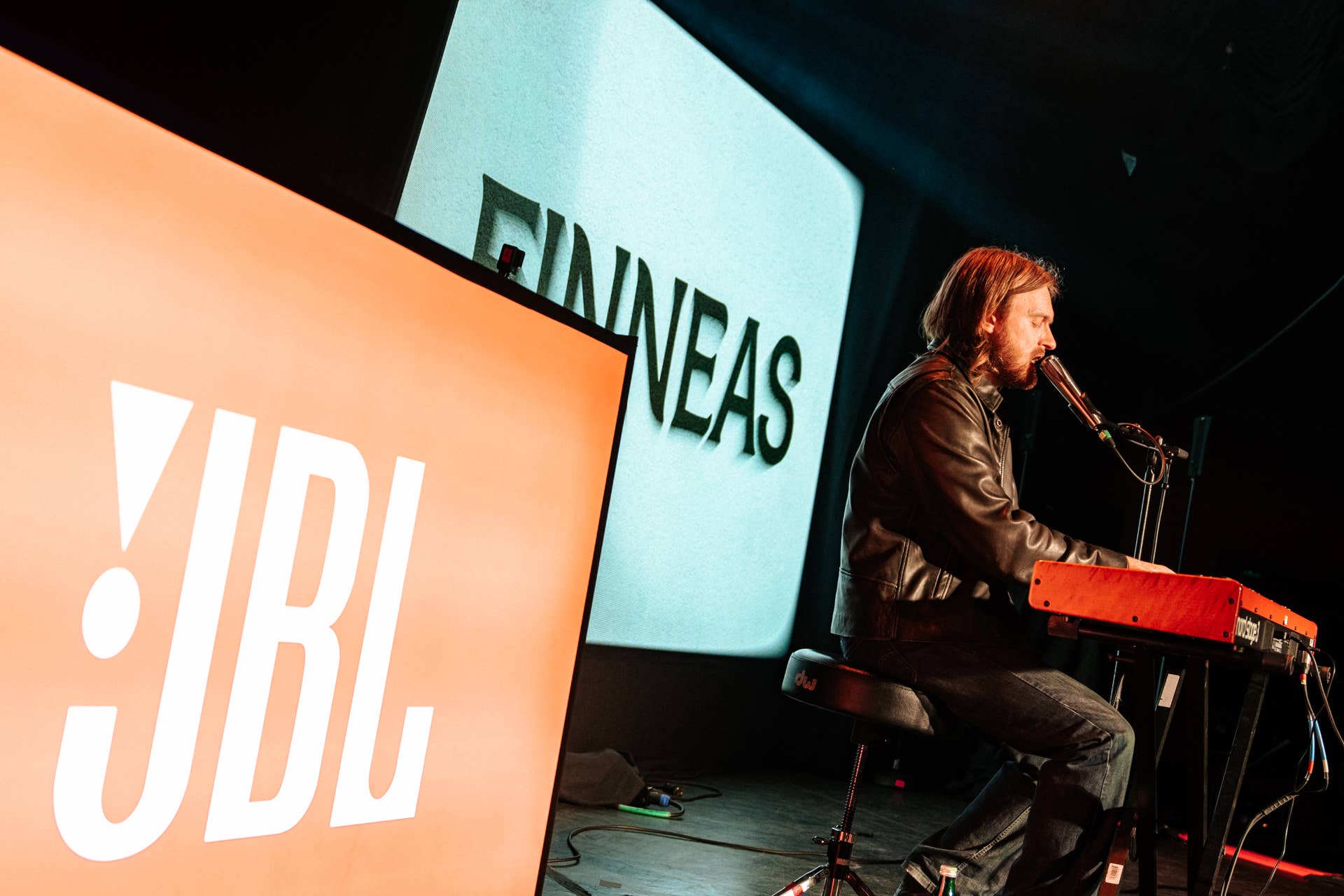 FINNEAS performing at JBL's 80th Anniversary celebration in Los Angeles