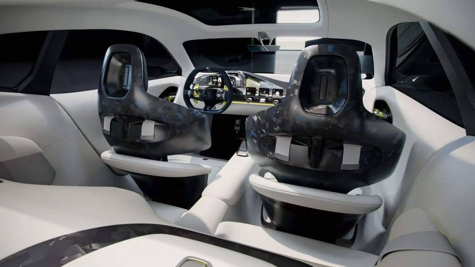 Lynk and Co Time To Shine GT Concept Interior Rear Seats View