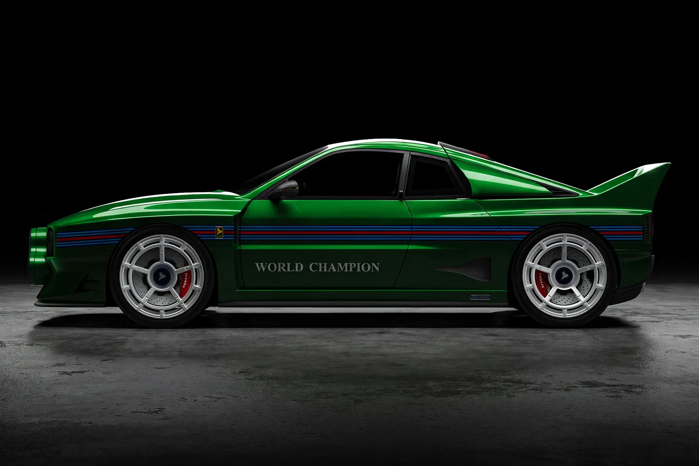 Kimera Automobili EVO38 Collezione Martini Dry Green Side Profile