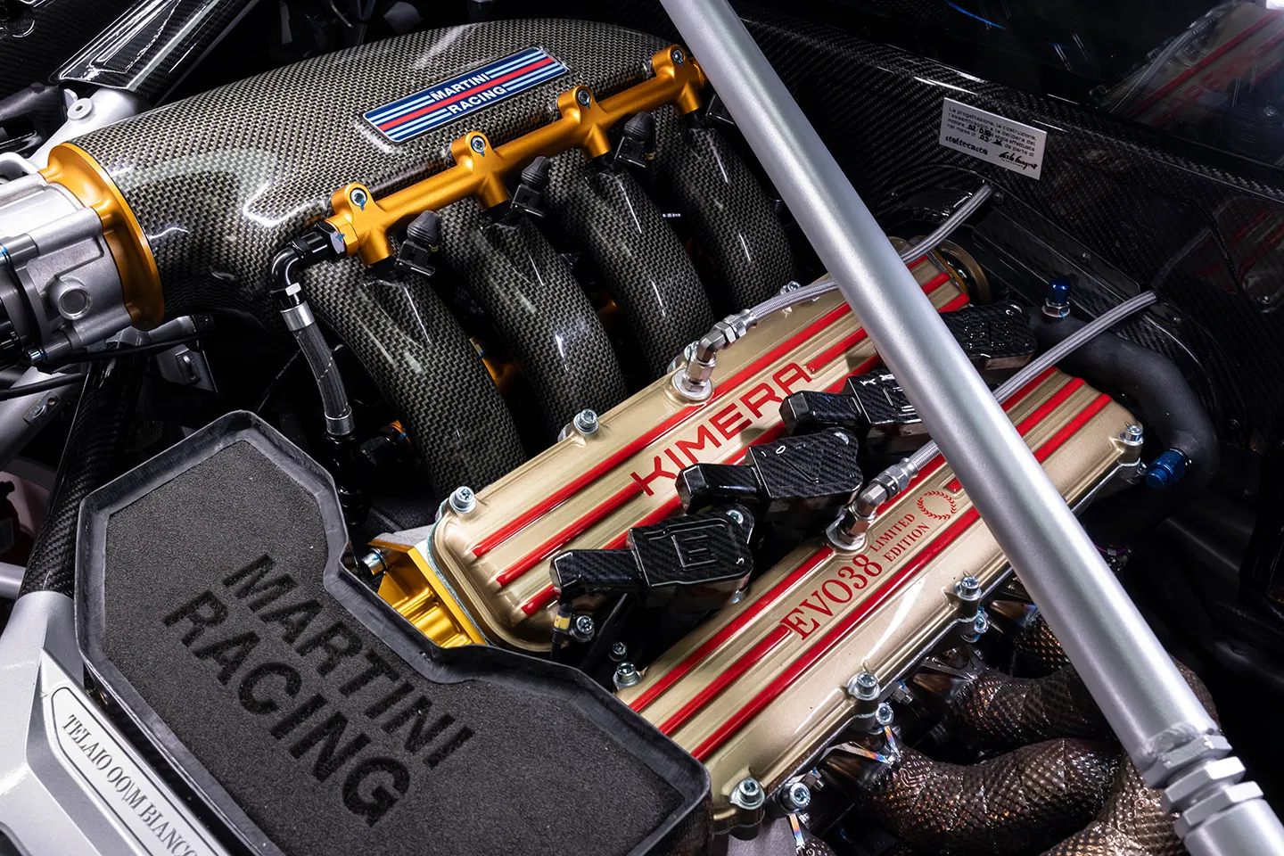 Kimera Automobili EVO38 Collezione Martini Engine Closeup