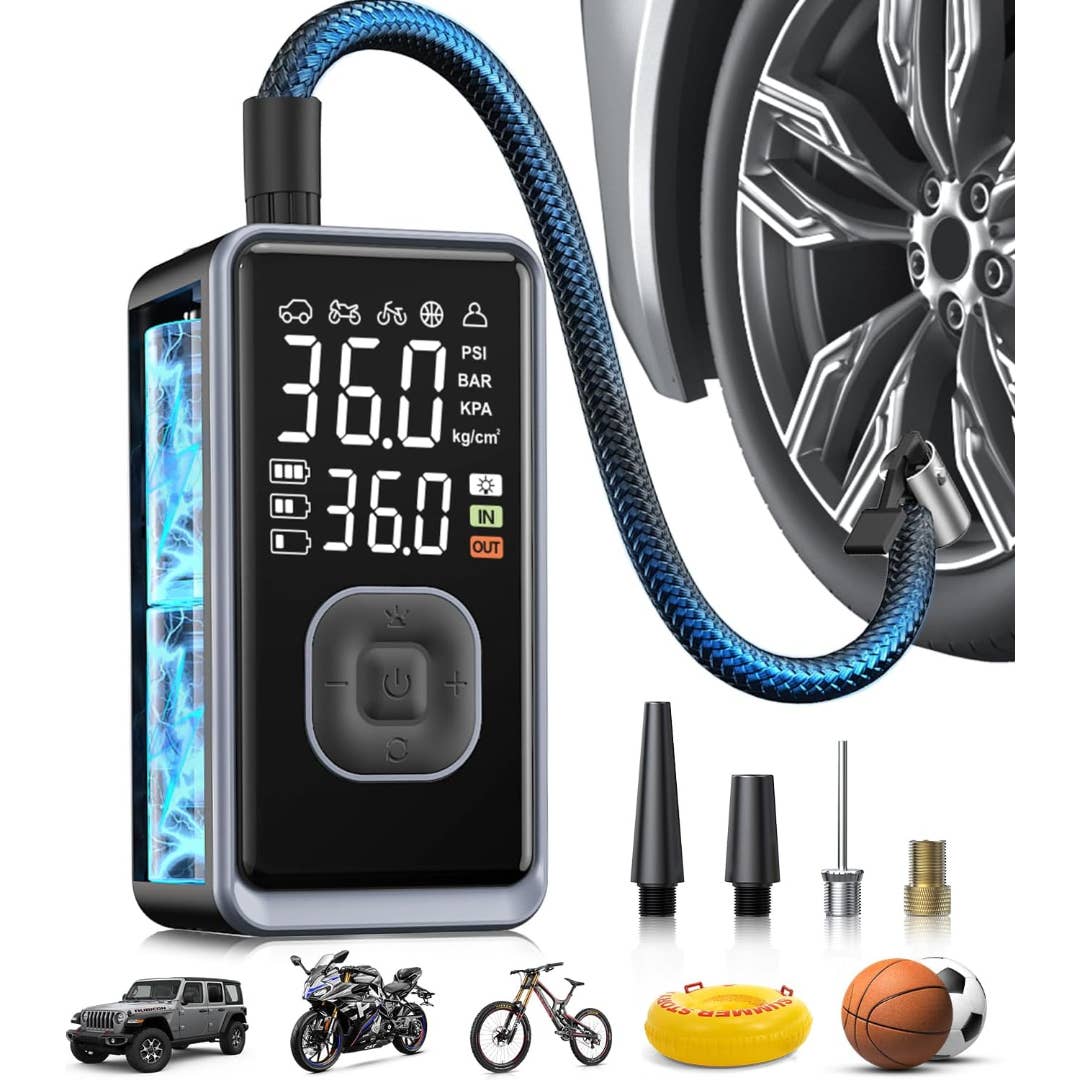 Pumptiva Portable Tire Inflator&comma; &dollar;15 &lpar;was &dollar;33&rpar; at Amazon