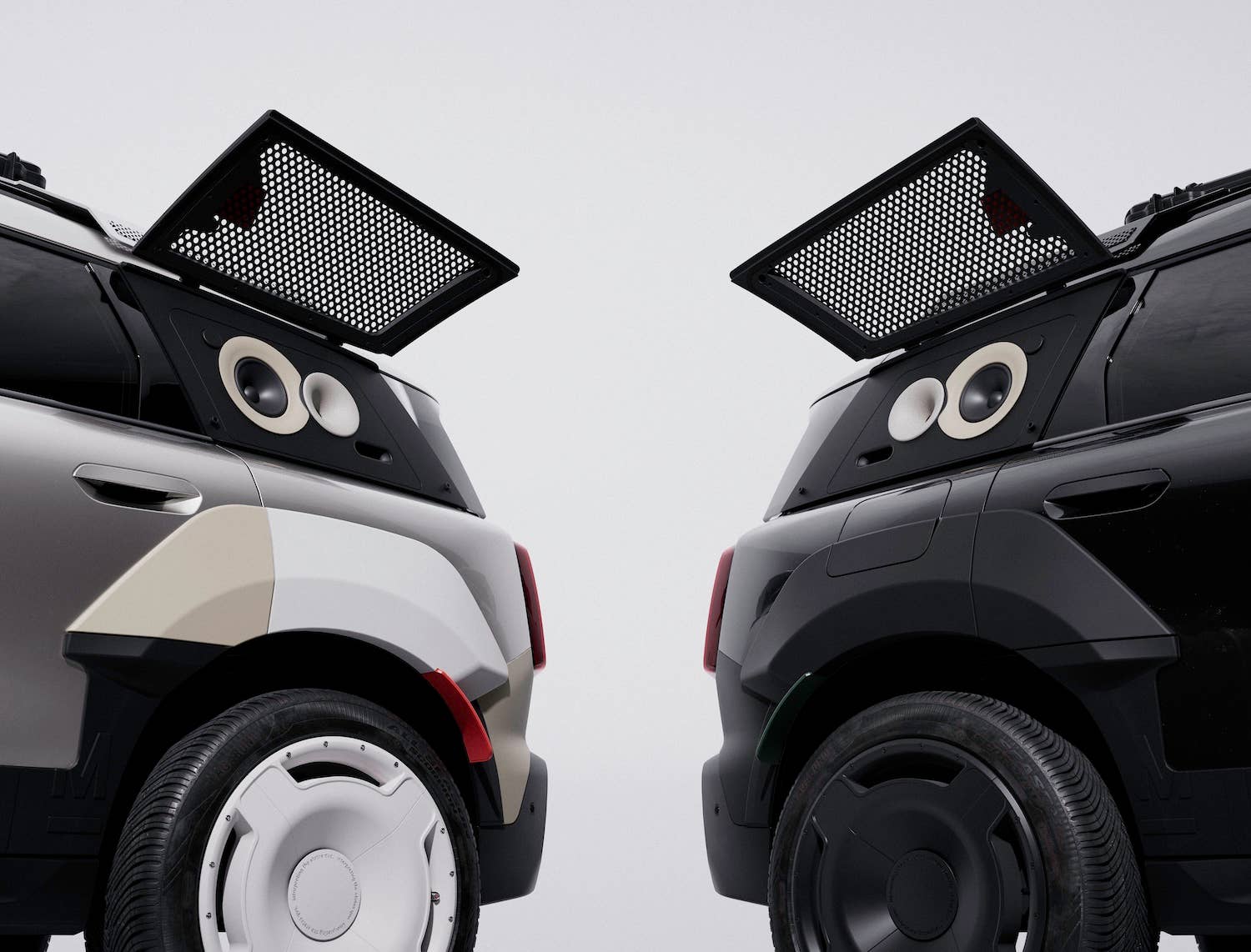 Mini Turned the Countryman Into a Rolling Boombox With Built-In
