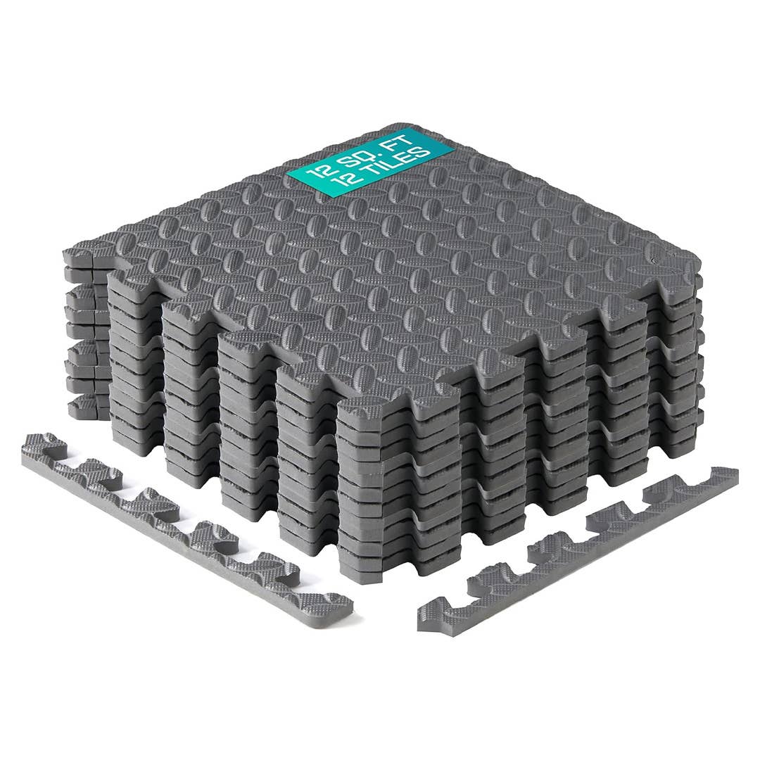 Yes4All EVA Interlocking Garage Floor Tiles&comma; &dollar;13 &lpar;was &dollar;22&rpar; at Amazon
