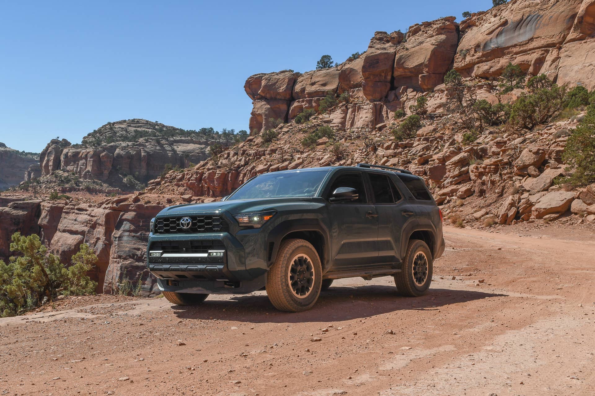 The side profile of the 2026 Toyota 4Runner TRD Off-Road Premium