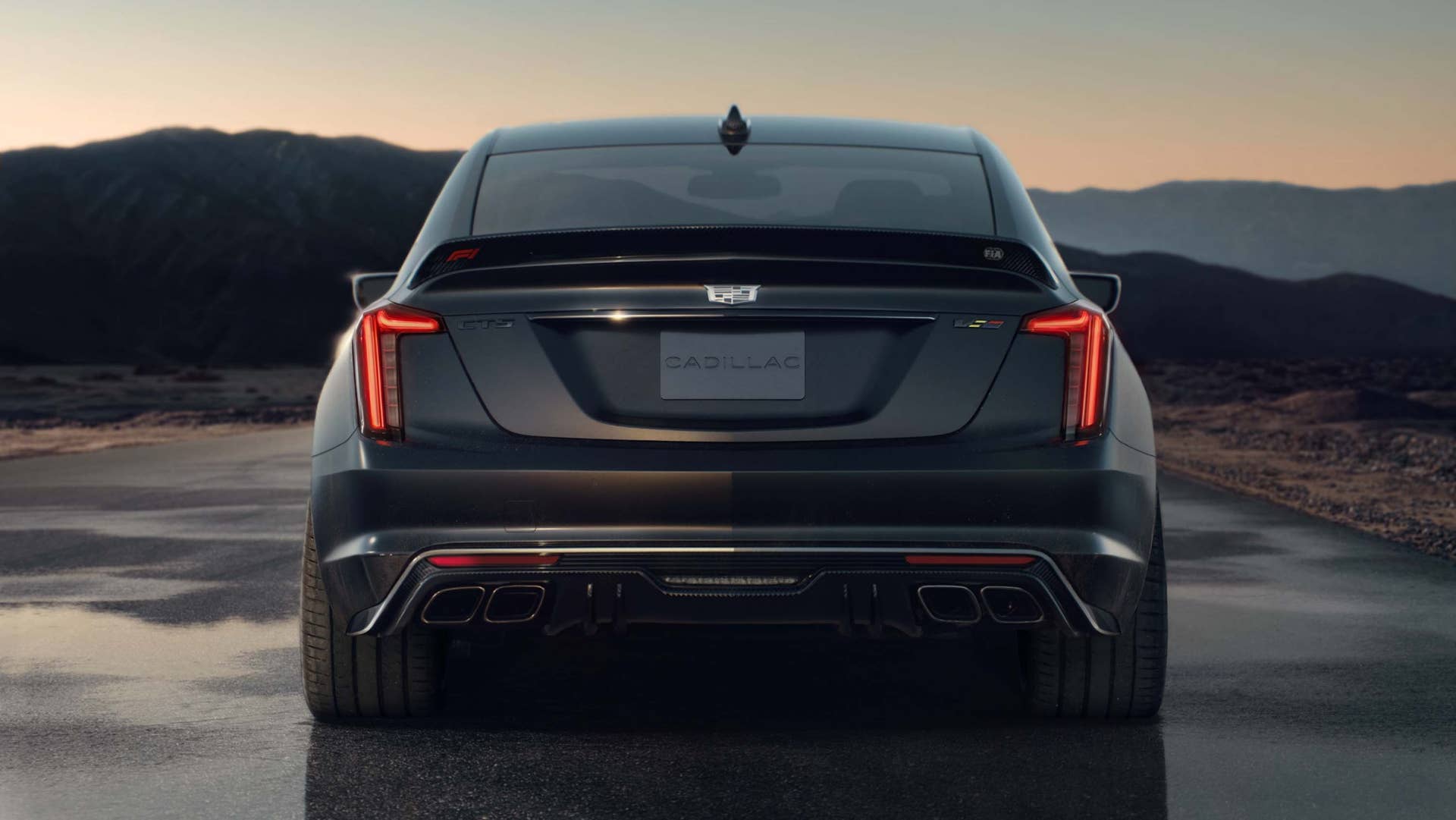 2026 Cadillac CT5-V Blackwing F1 Collector Series black rear view